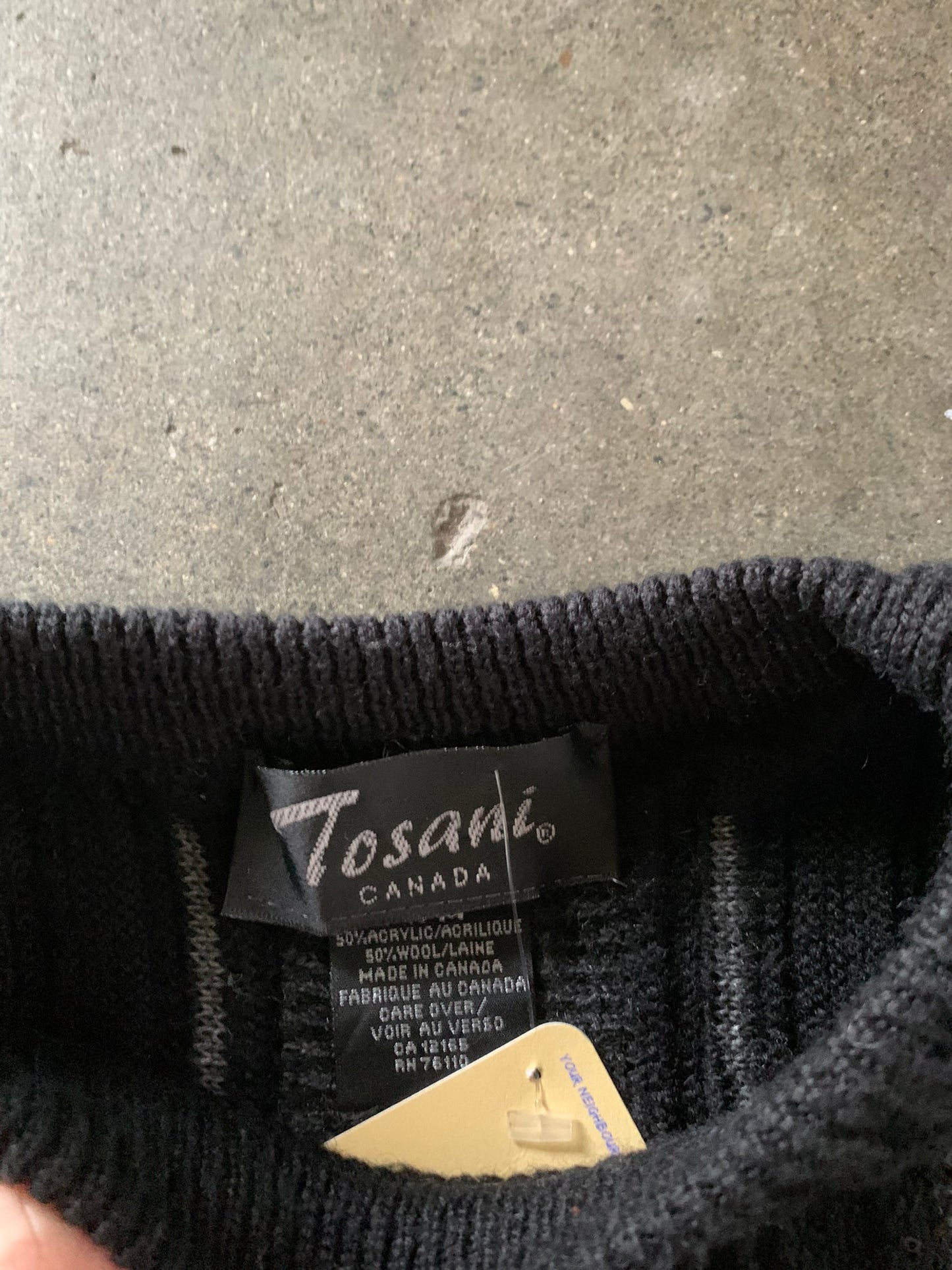 (S/M) 90’s Tosani 3D Texture Knit