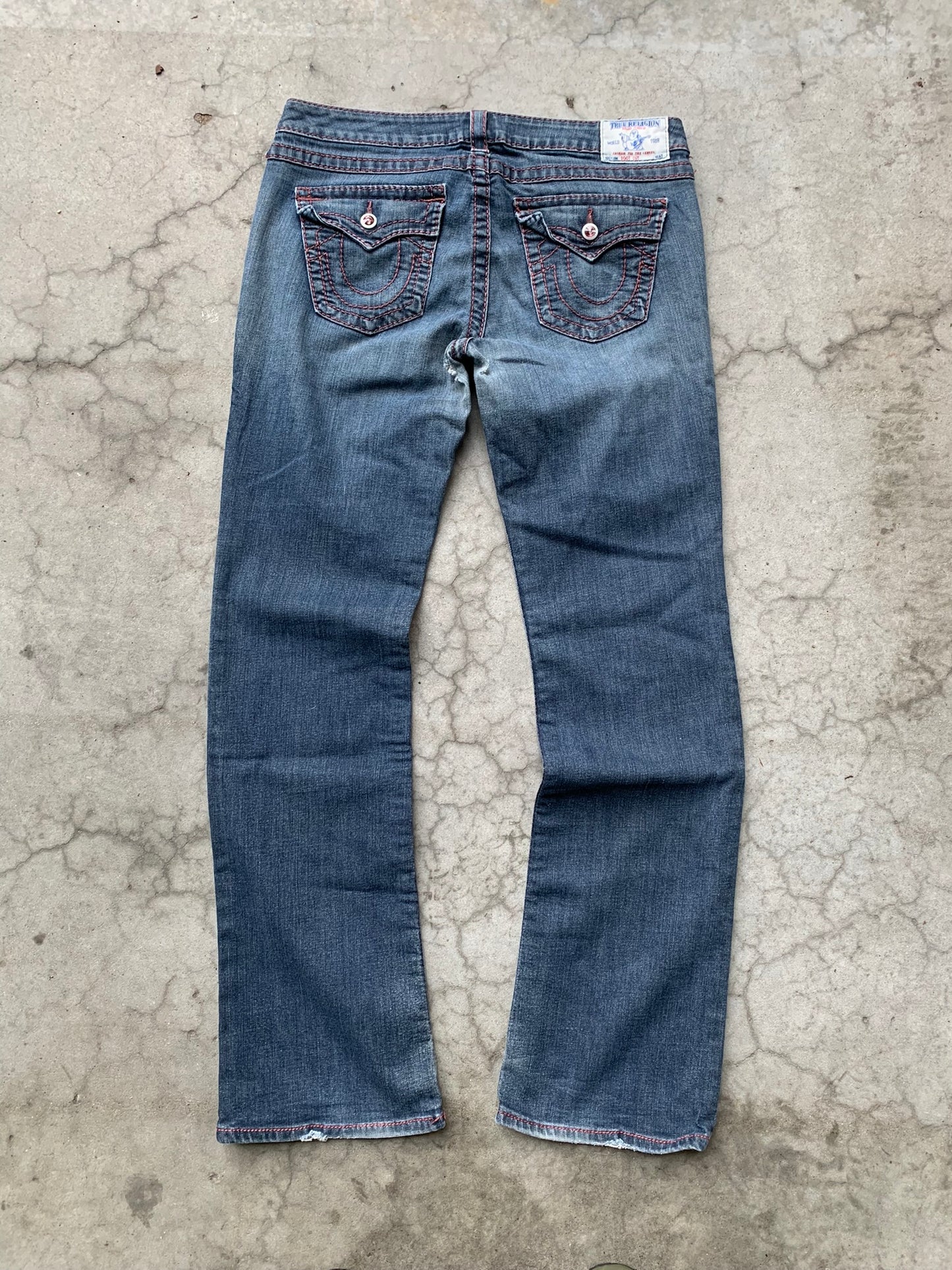 (32”) True Religion Bootcut Contrast