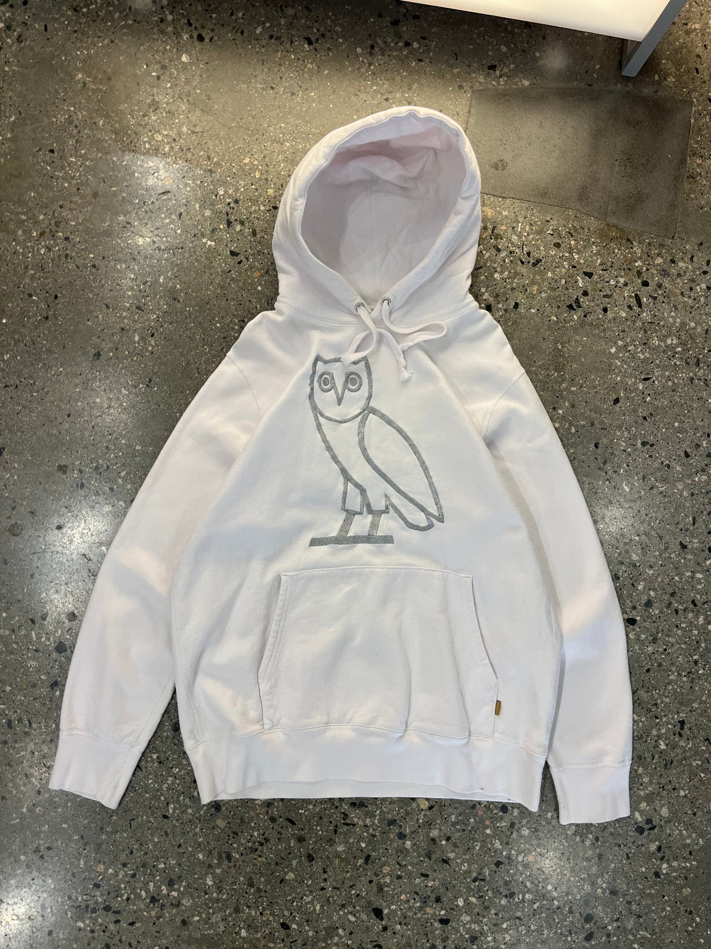 00's OVO Grey Owl Patch Hoodie