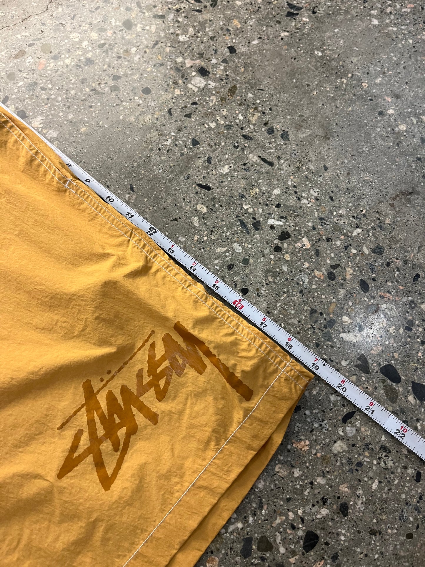 (XL) Stussy Classic Script Graphic Track Shorts