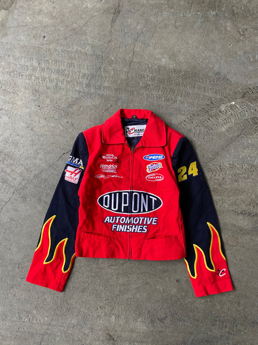 ~ (S) 90’s Cropped Chase Authentics DuPont Flame Jacket
