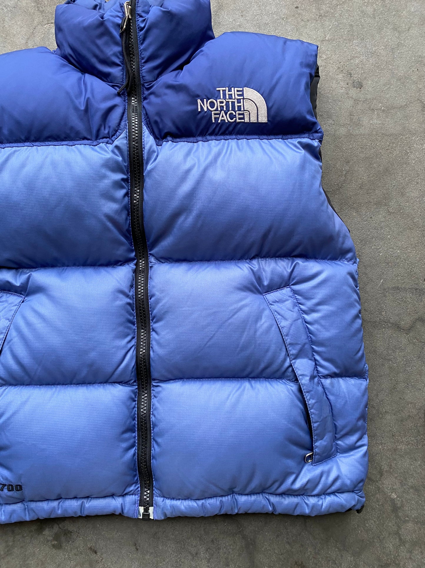 (XS) The North Face 700 Vest Aqua