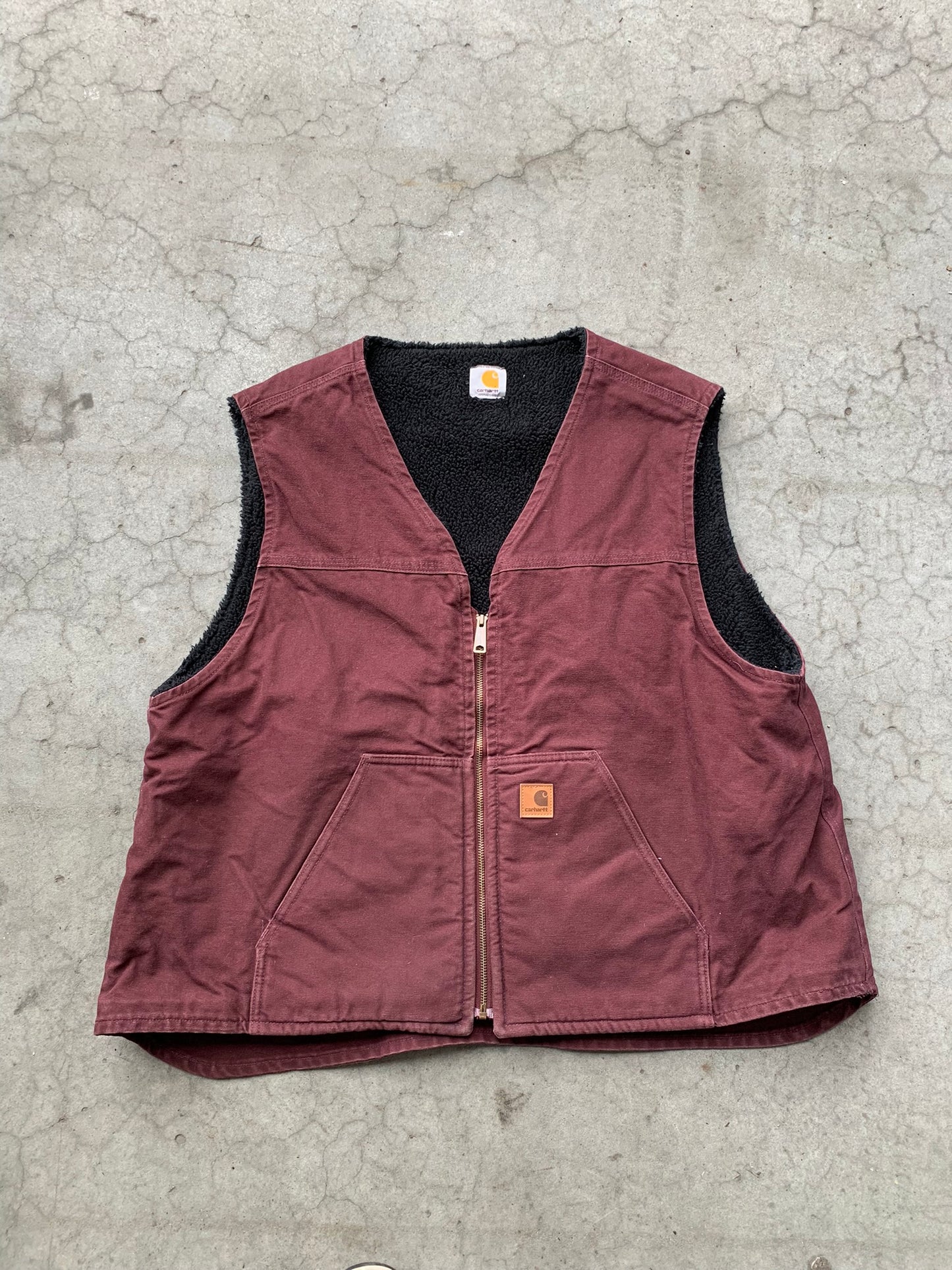 (2X) Sherpa Lined Carhartt Vest