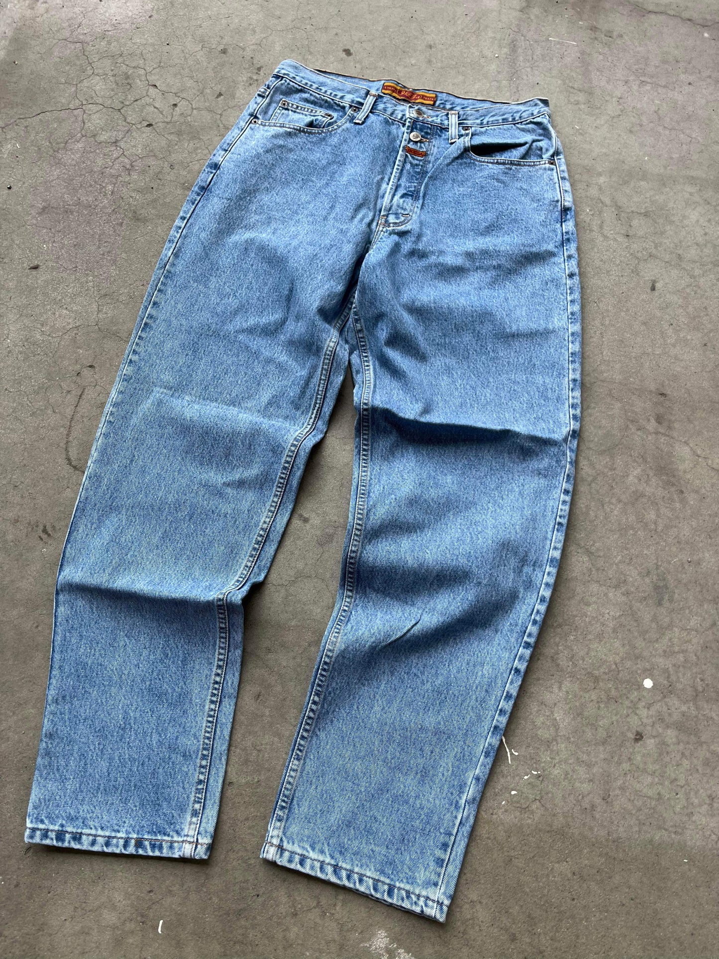 (34”) 90’s Ikeda Blue Denim