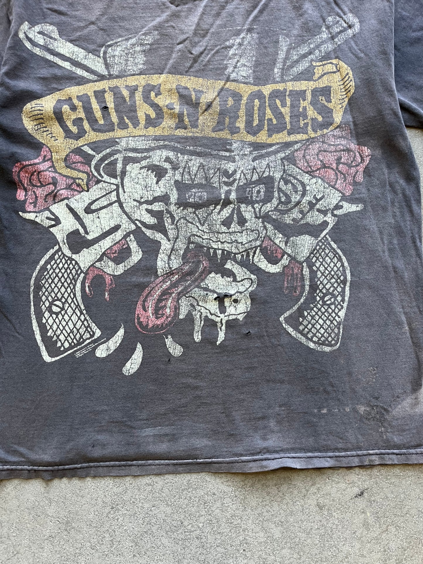 (L) 00s Guns n Roses Sunfaded Tee