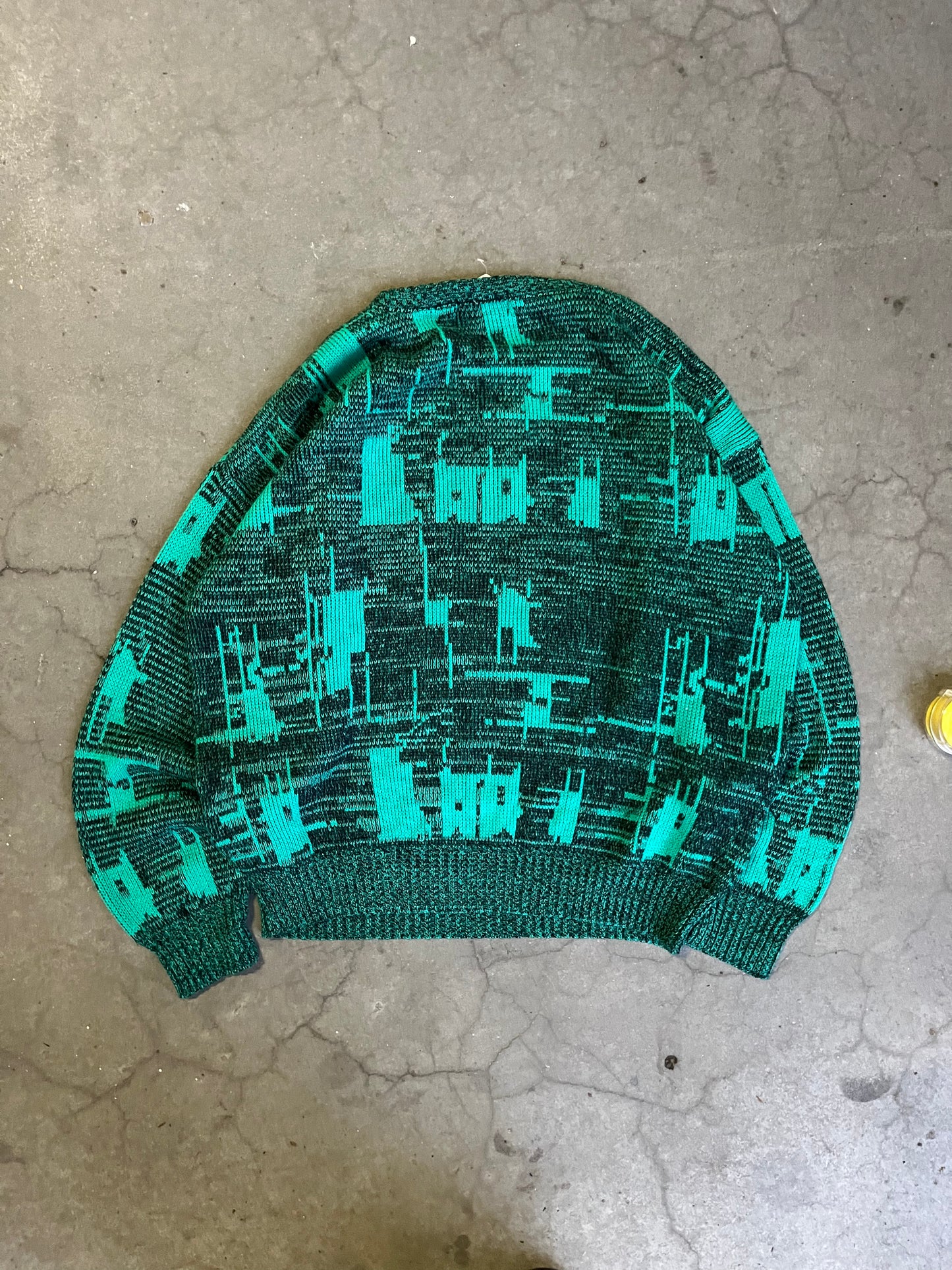 (L) 90s Digi Pixel Knitwear