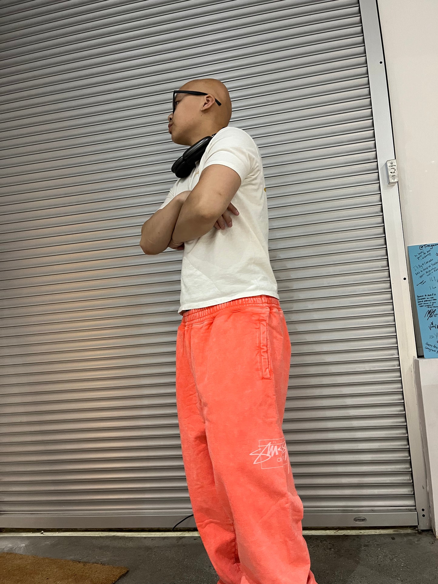 (L) Stussy "Stussy Designs" Graphic Sweatpants