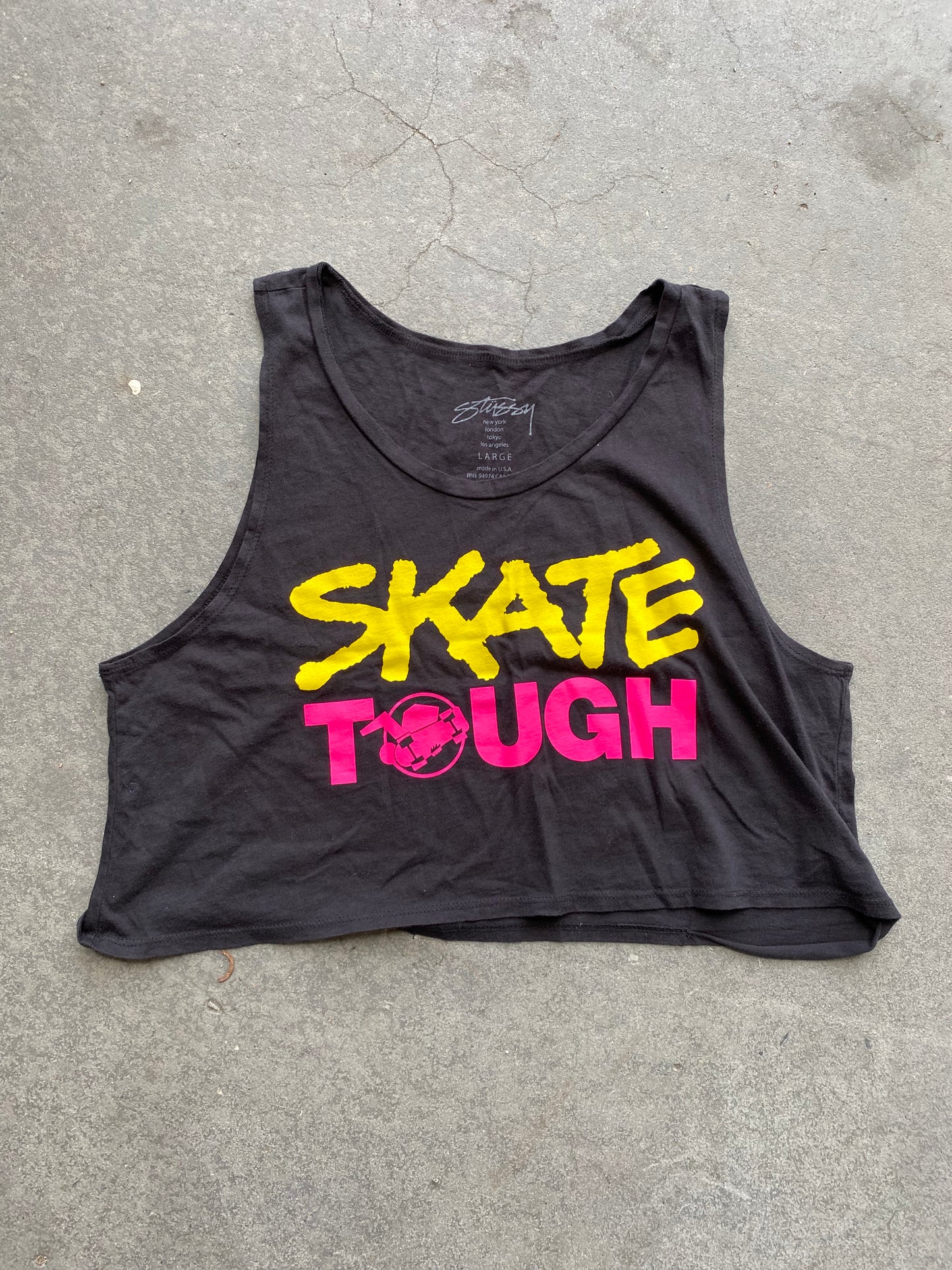 ( M ) Stüssy Skate Tough Crop Top