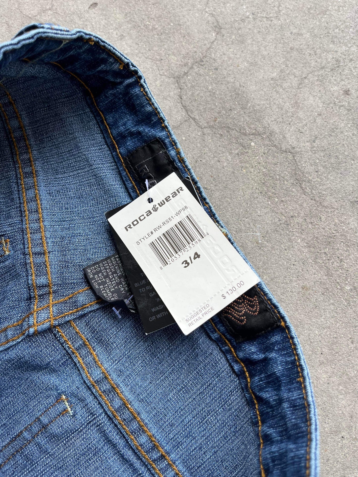 (28”) Y2K Roca Wear Brand New Denim