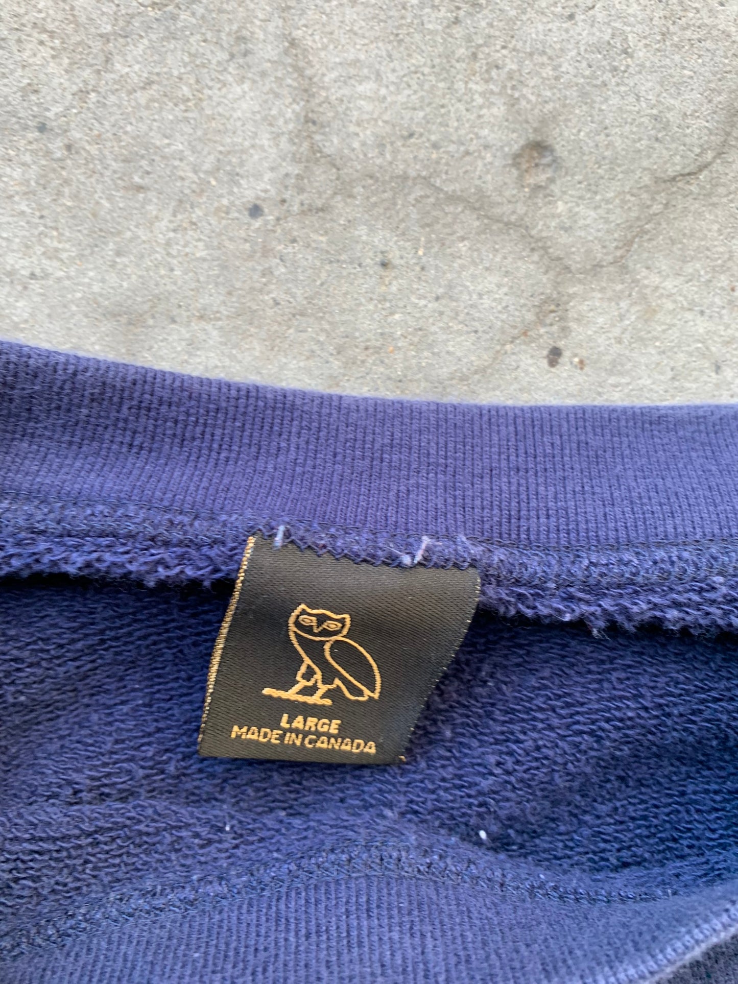 (L) OVO Script Crewneck