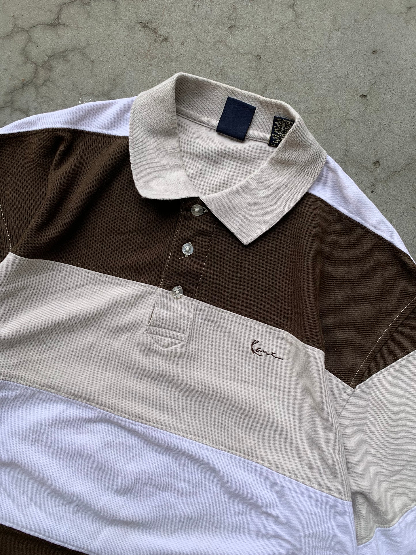 (2X) 00’s Kani Gold Polo Tee