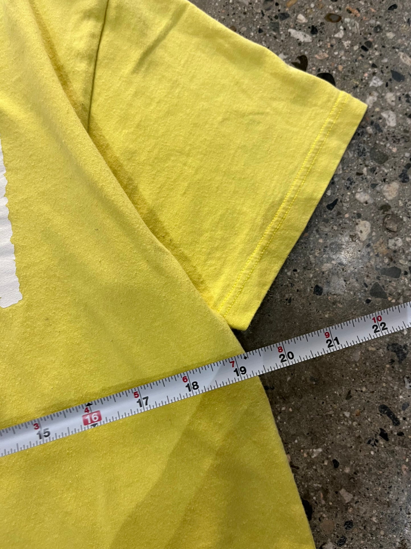 (M) Stussy Double S Yellow Tee