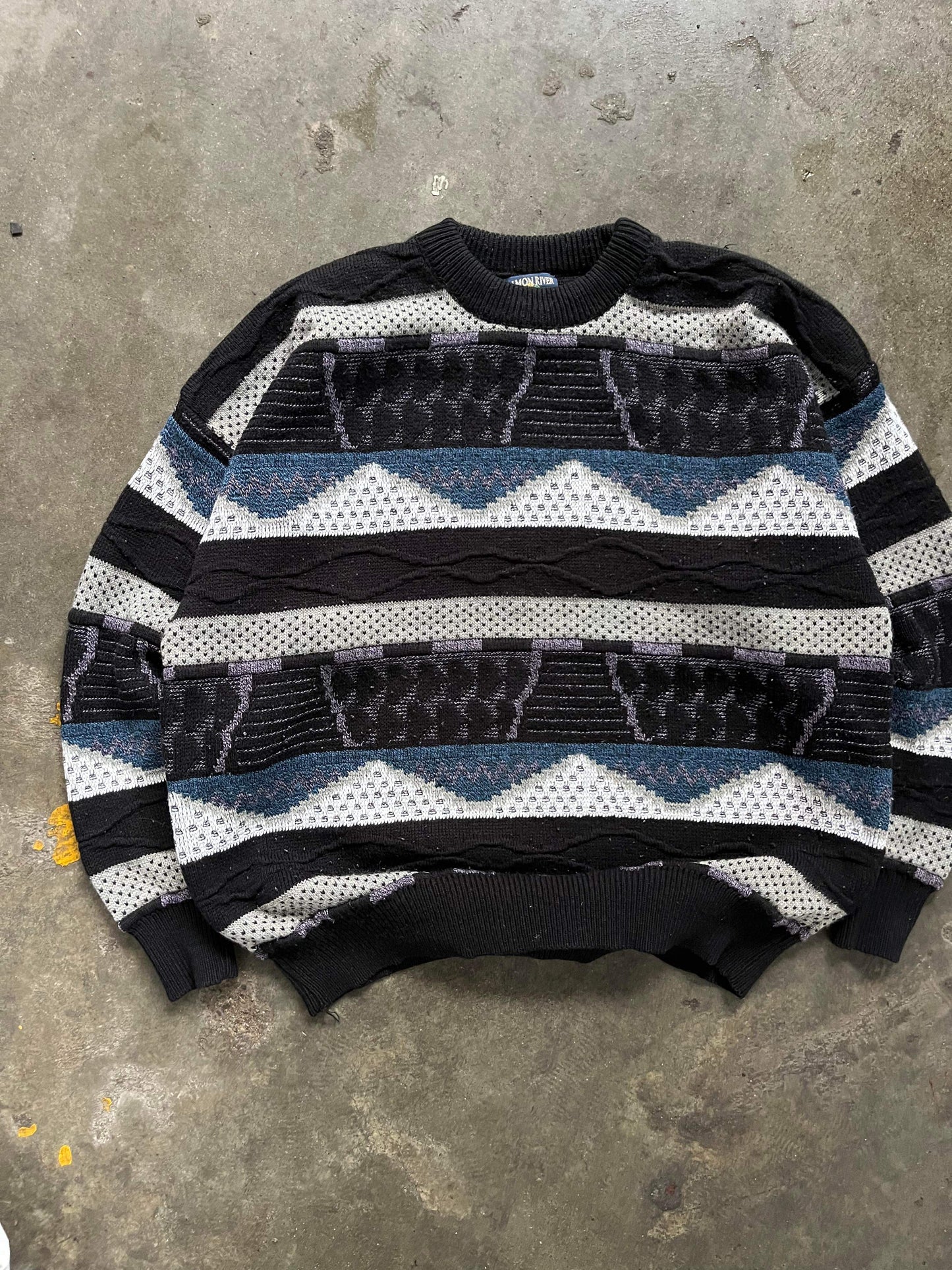 (XL/2X) 90’s 3D Coogi Style Knit