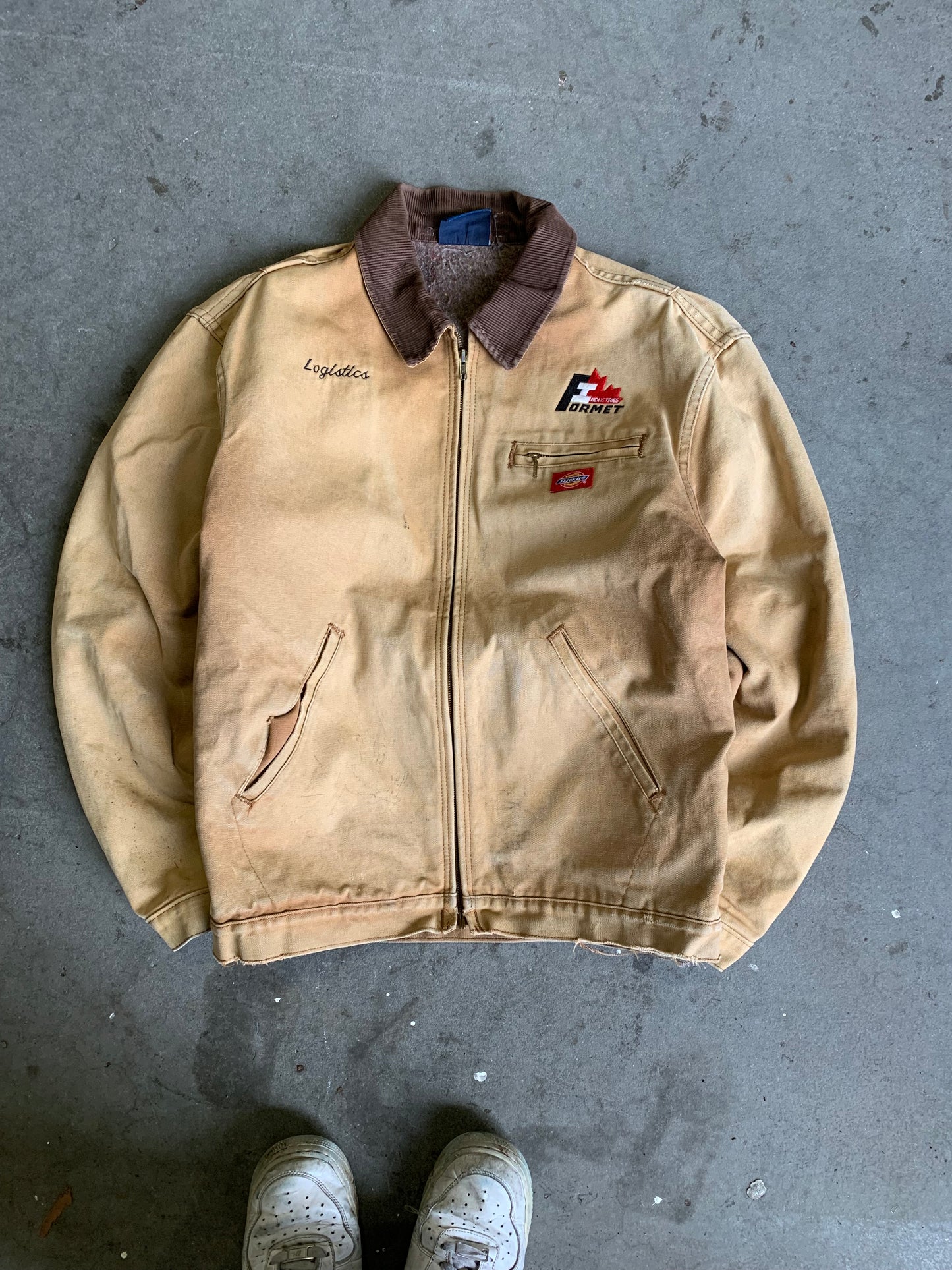(L) Dickies Sunfaded Detroit Style Jacket