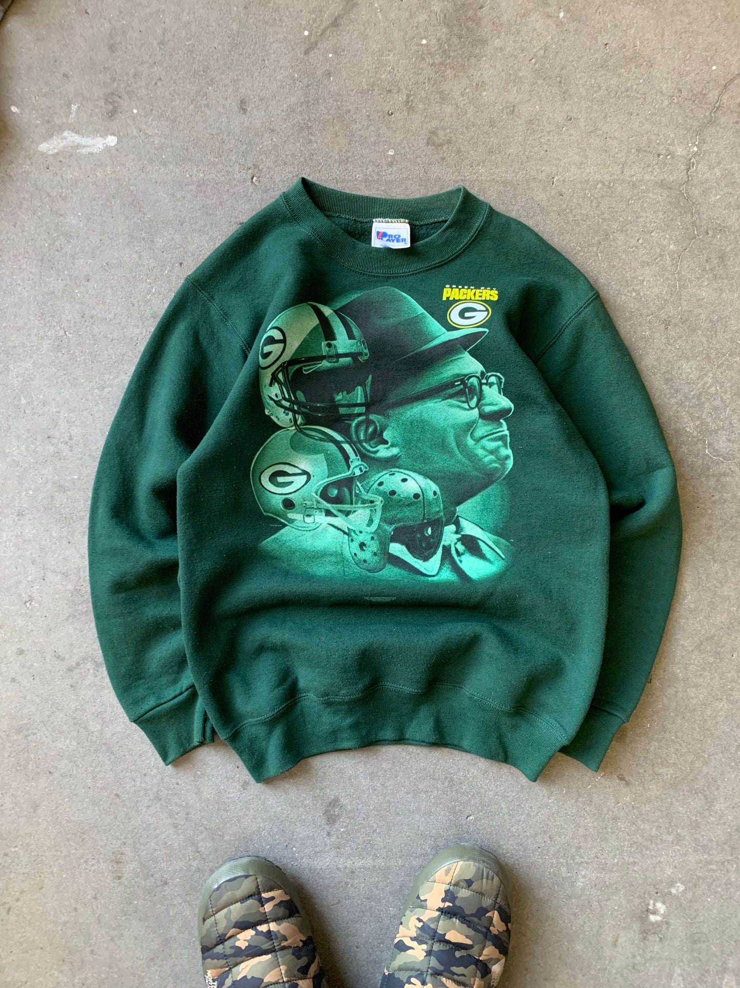 (S) 1997 Pro Player Green Bay Packers Crewneck