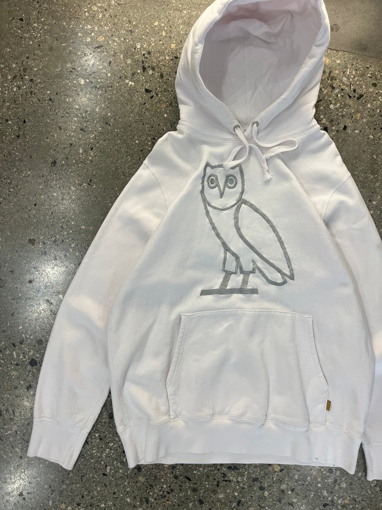 00's OVO Grey Owl Patch Hoodie