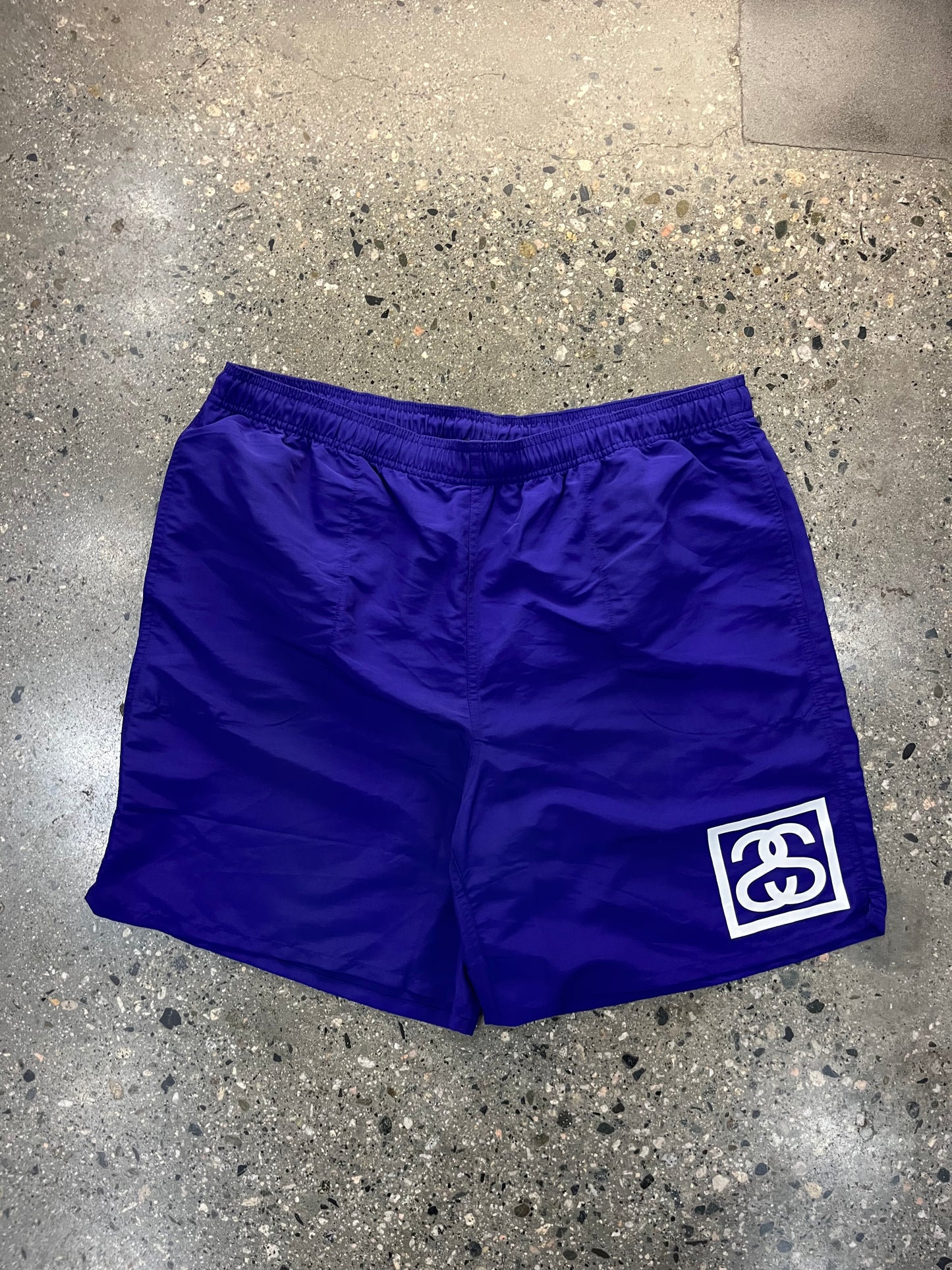 (XL) Stussy Double S Graphic Track Shorts