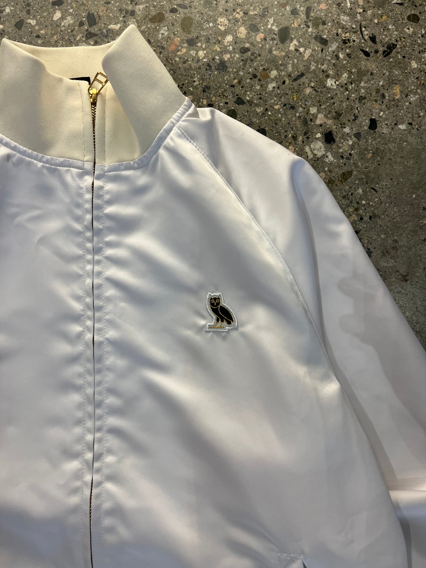 00's OVO White/Gold Track Jacket