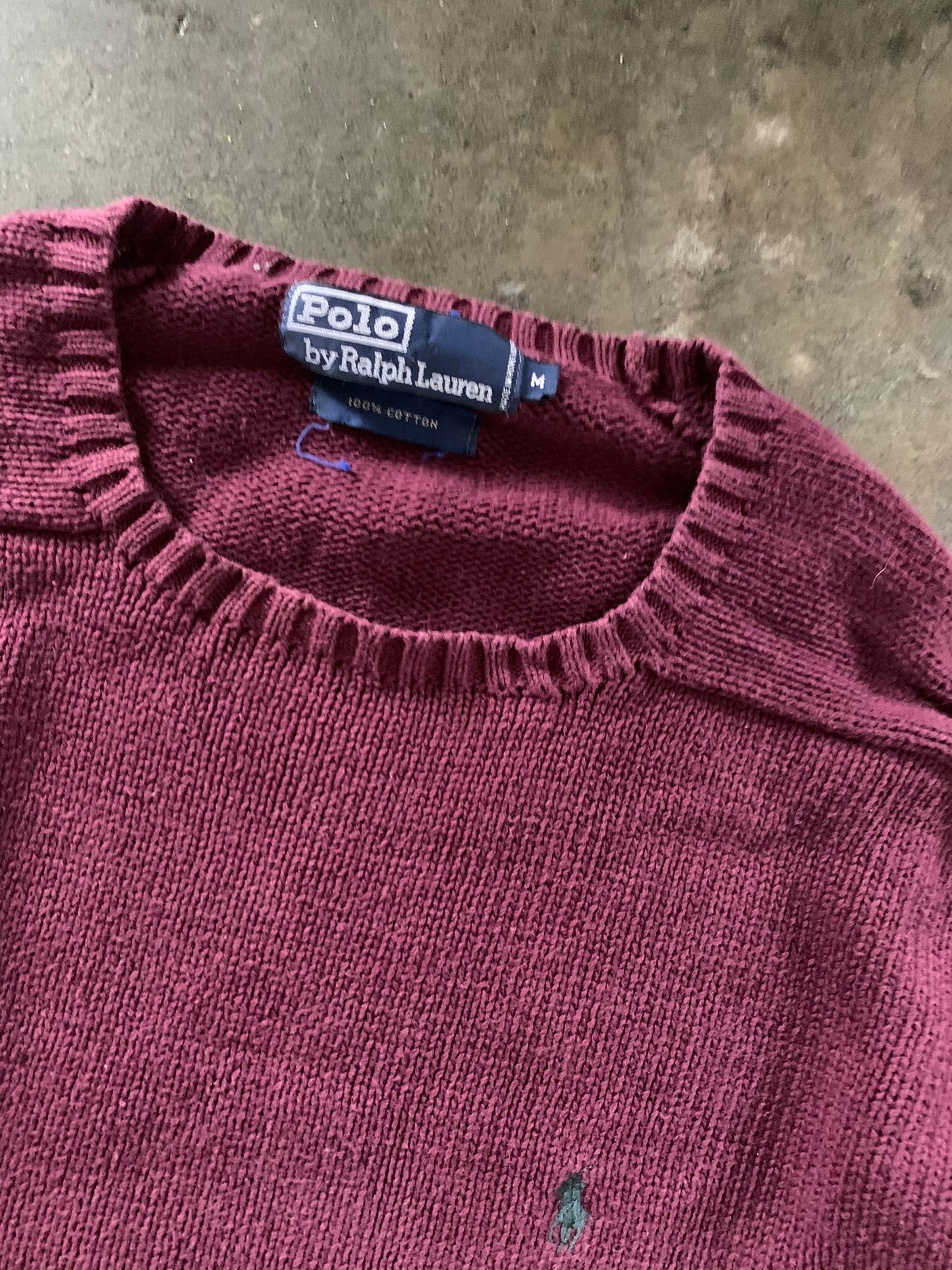 (S/M) Vintage Polo Boxy Knit