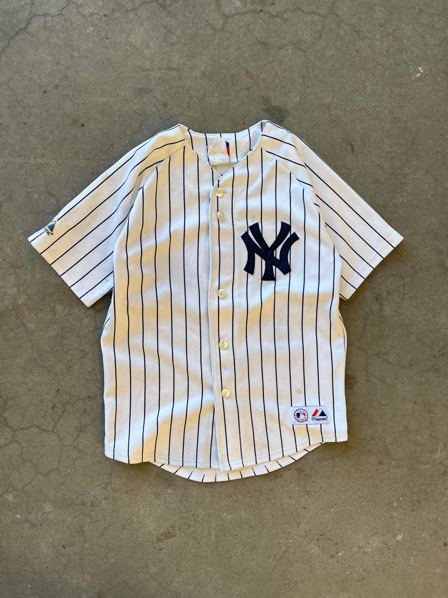 (XS/S) Majestic New York Yankees Derek Jeter Jersey