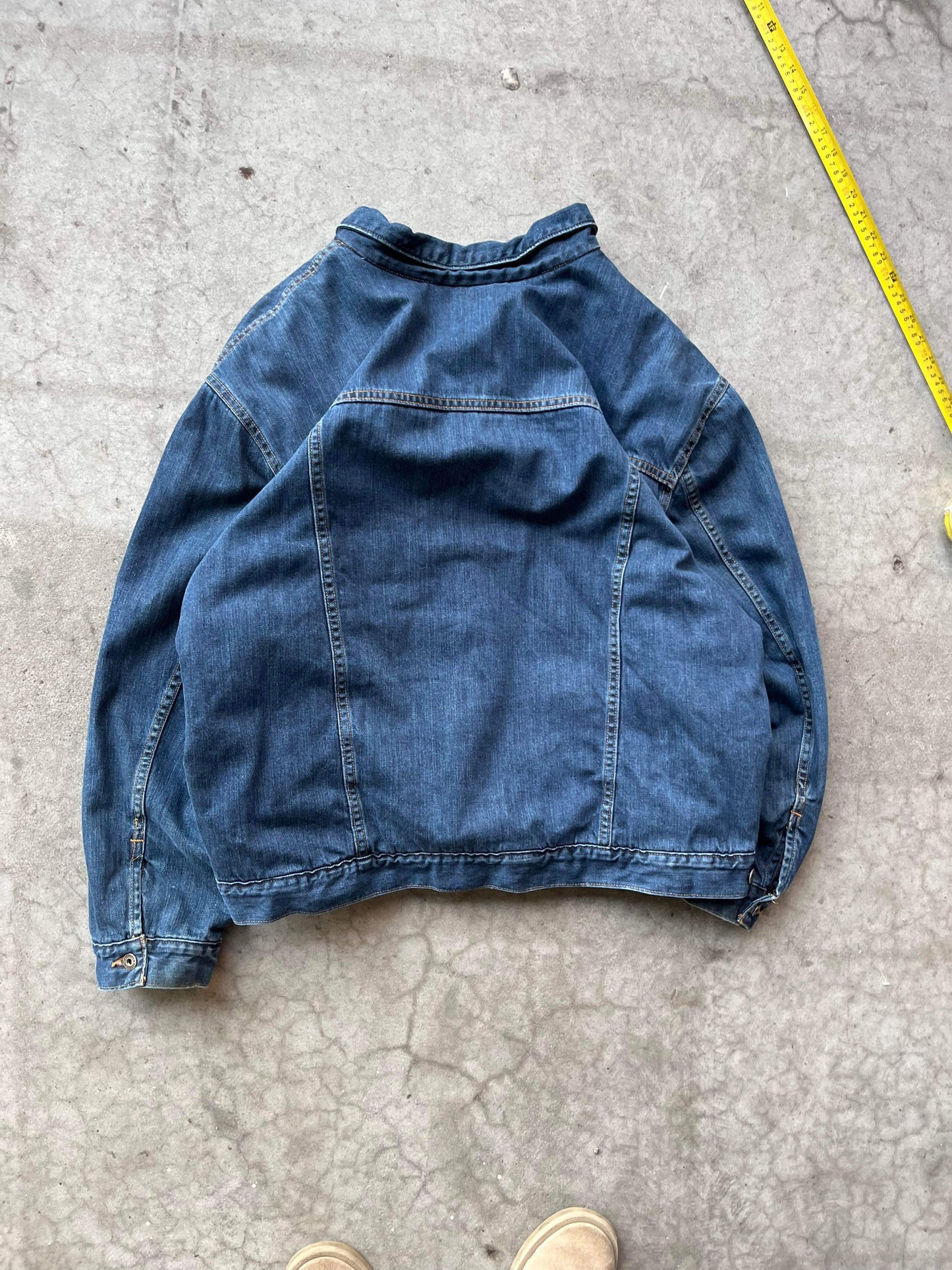 (2X/3x) Carhartt Fleece Lined Denim Jkt