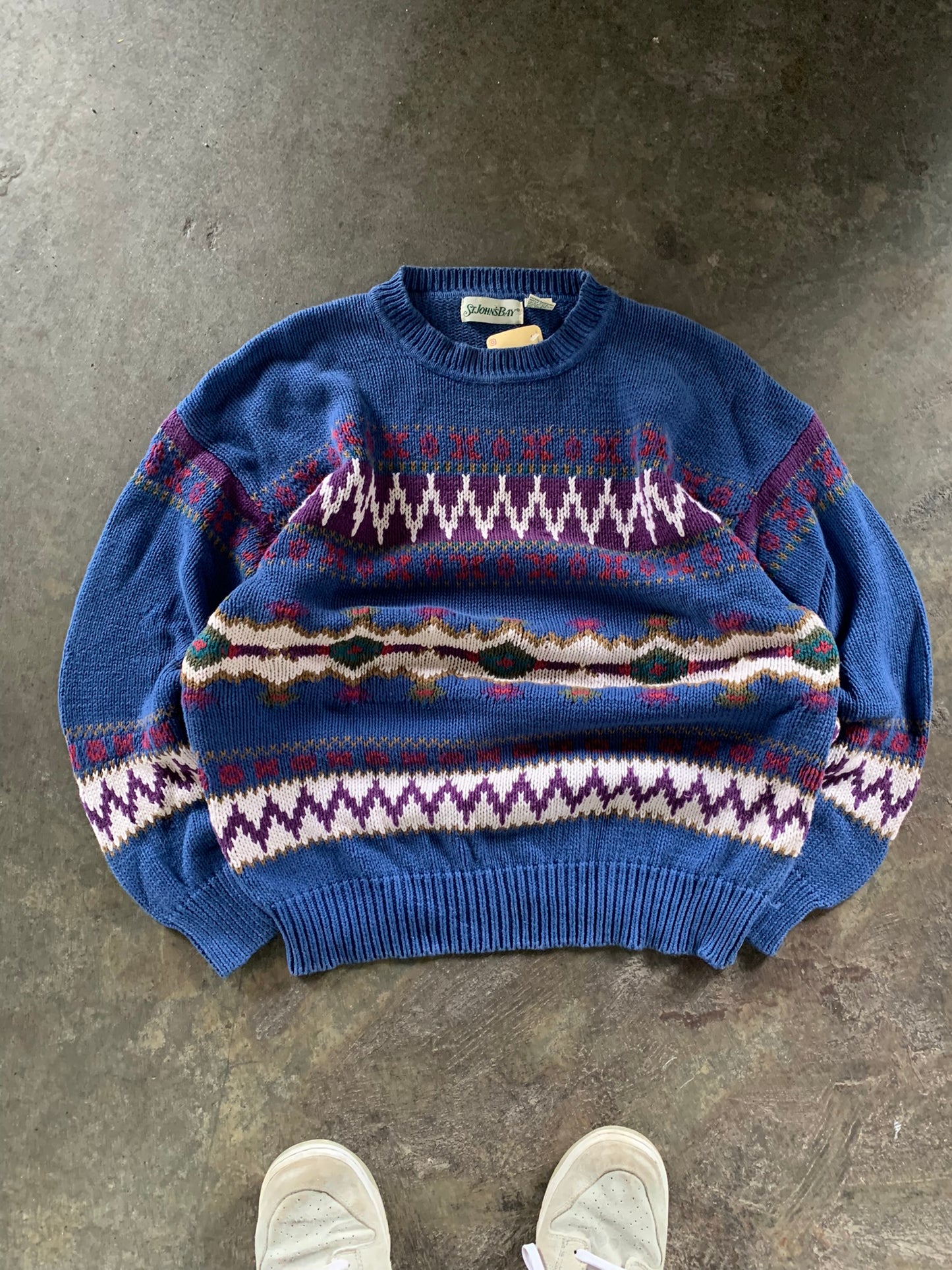 (M/L) Vintage Pattern Knit