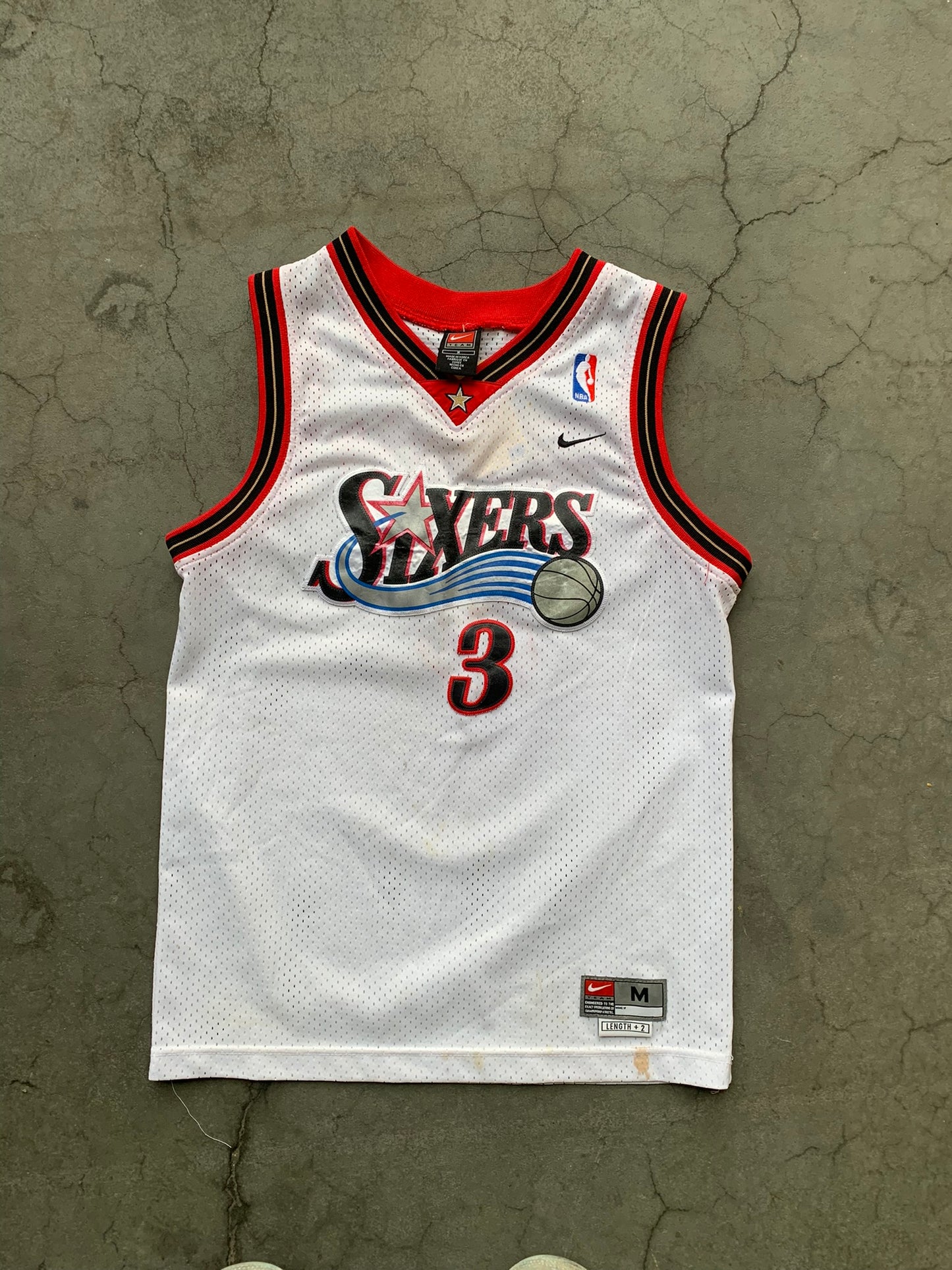 (S) 90’s Nike Allen Iverson 76ers Jersey