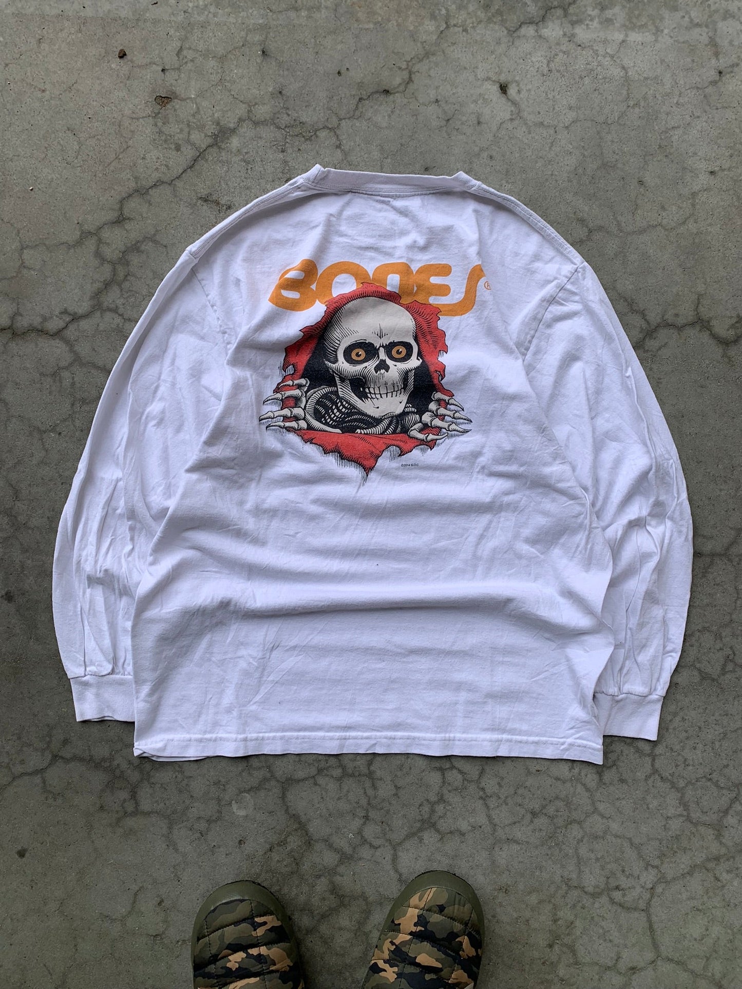 (L) Bones Doublesided Skull Tee