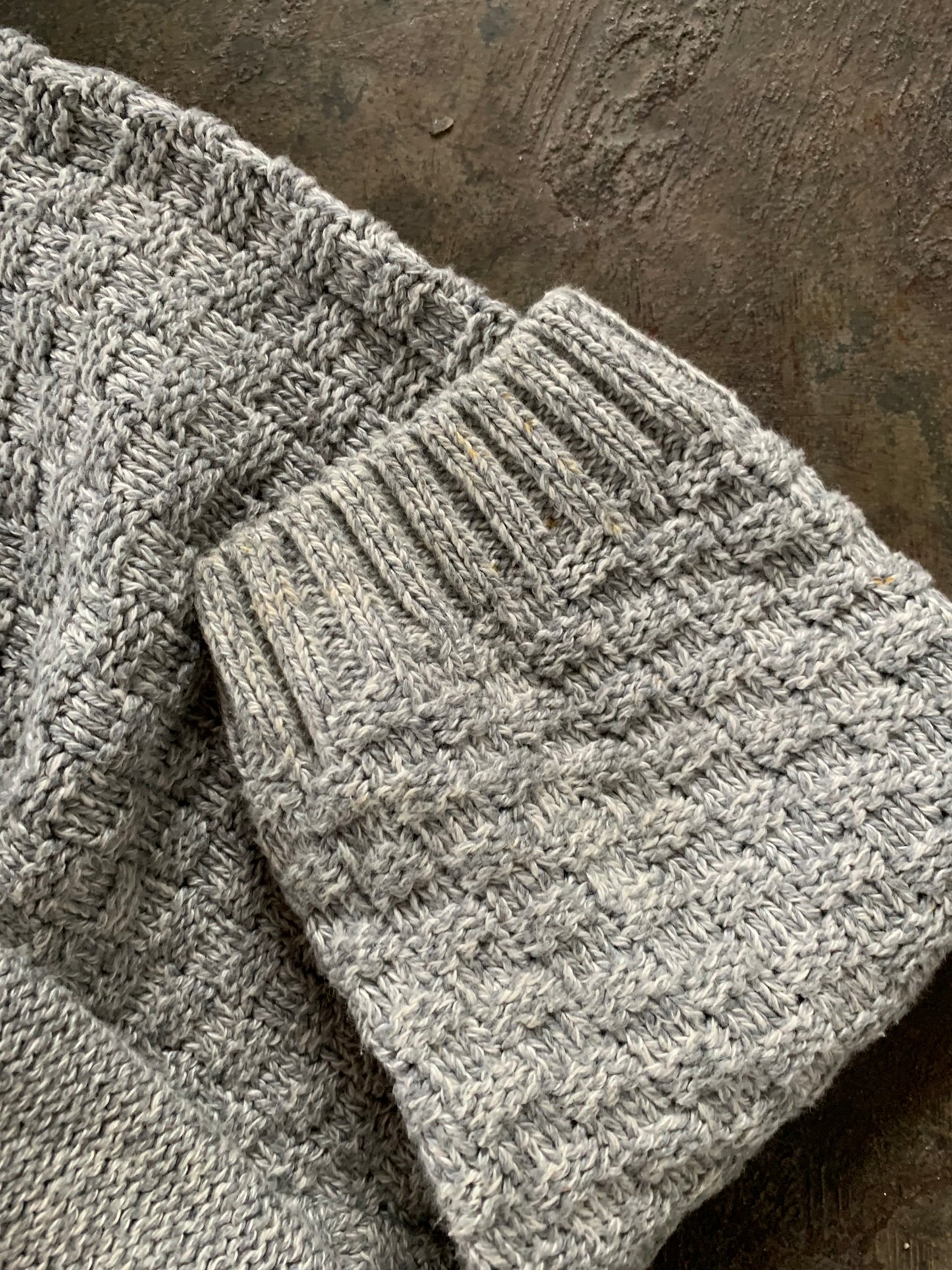 (xl/2X) Vintage Texture Knit