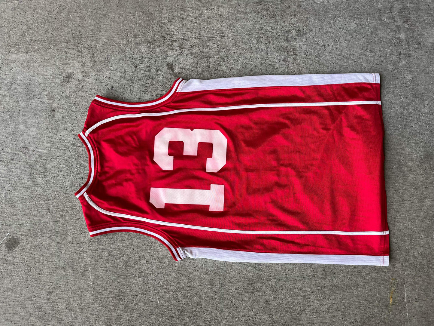 (M/L) Vintage Reversible BC Basketball Jersey