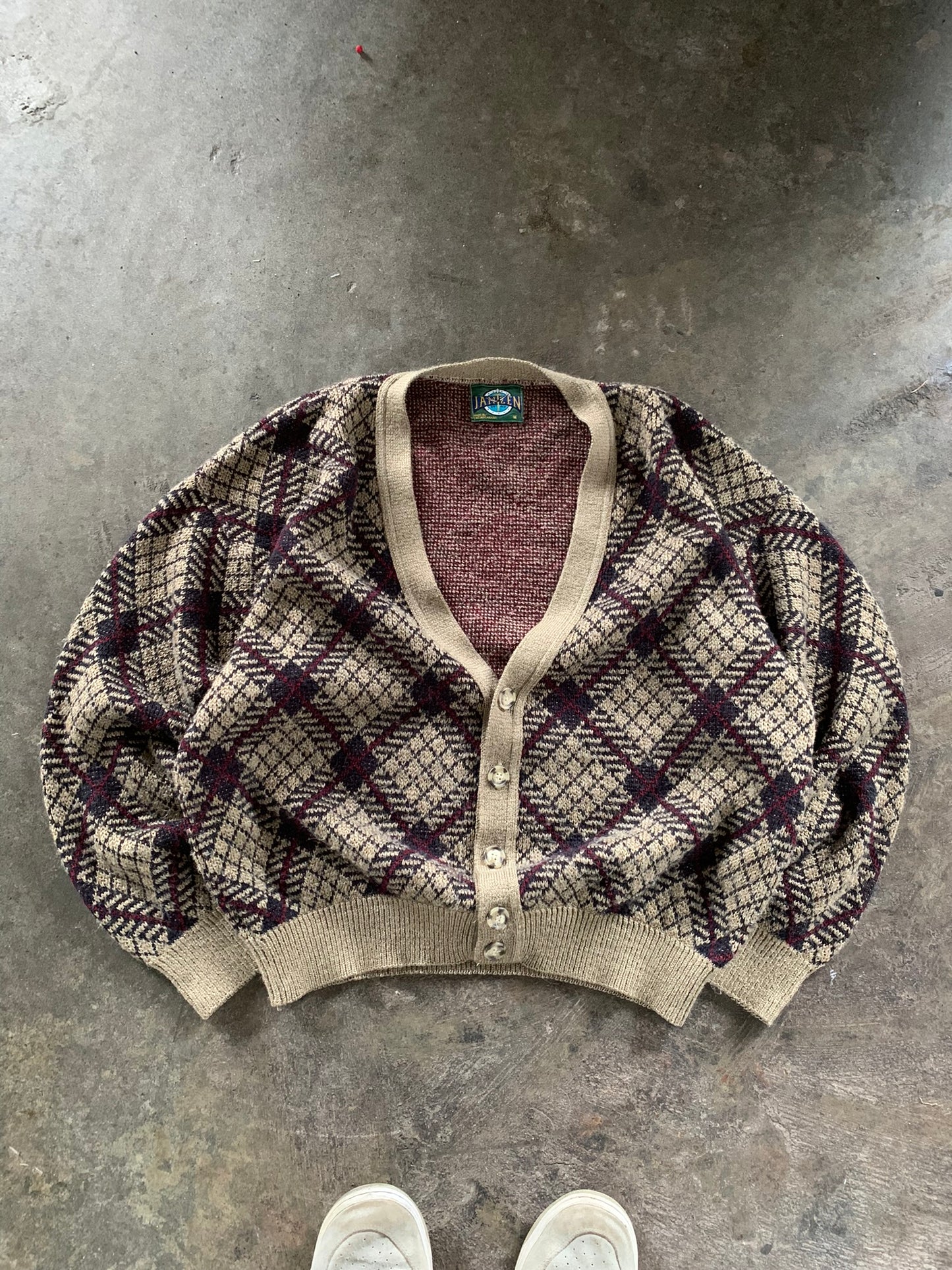 (M) Vintage Jantzen Cardigan Knit