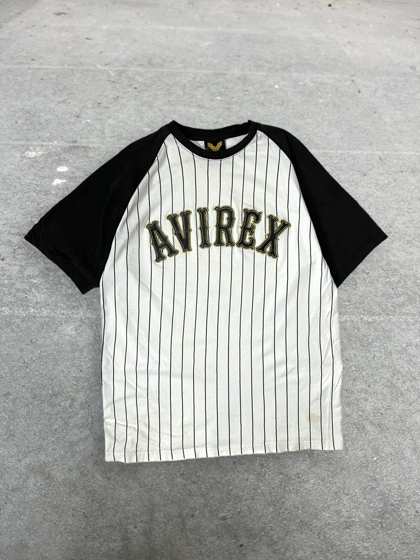 (L/XL) Avirex Pinstripe Tee