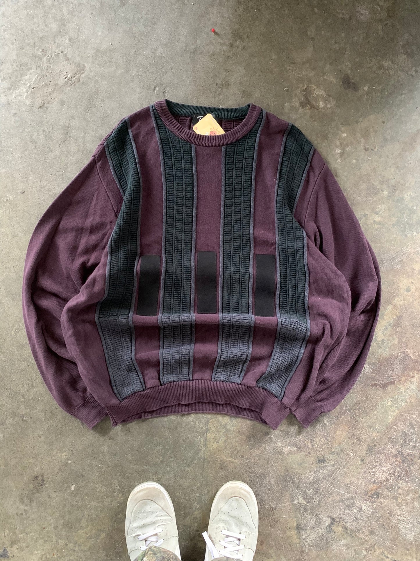 (xl/2x) 90’s Tosani Striped Knit