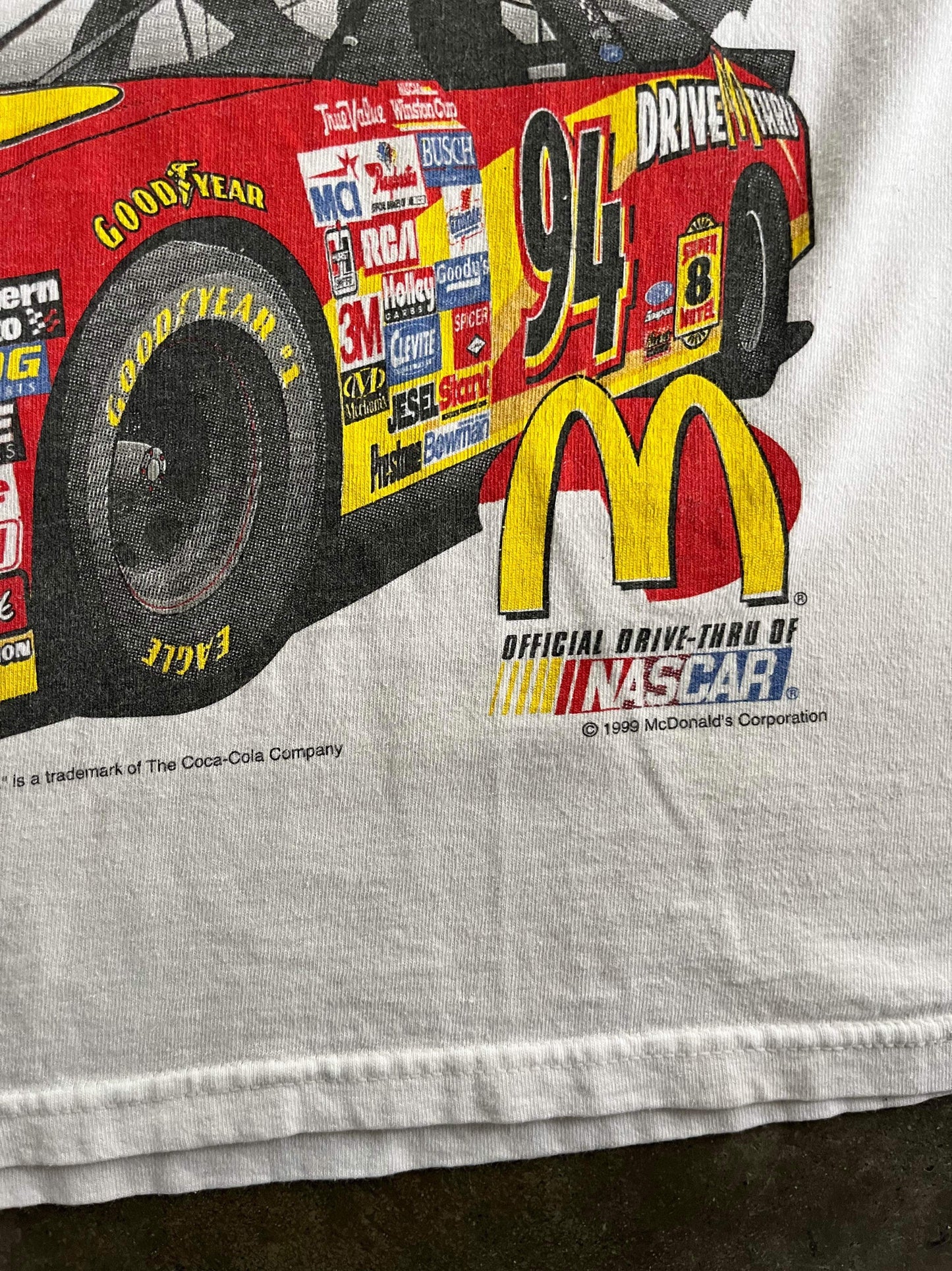 (L/XL) 1999 McDonalds Nascar Tee