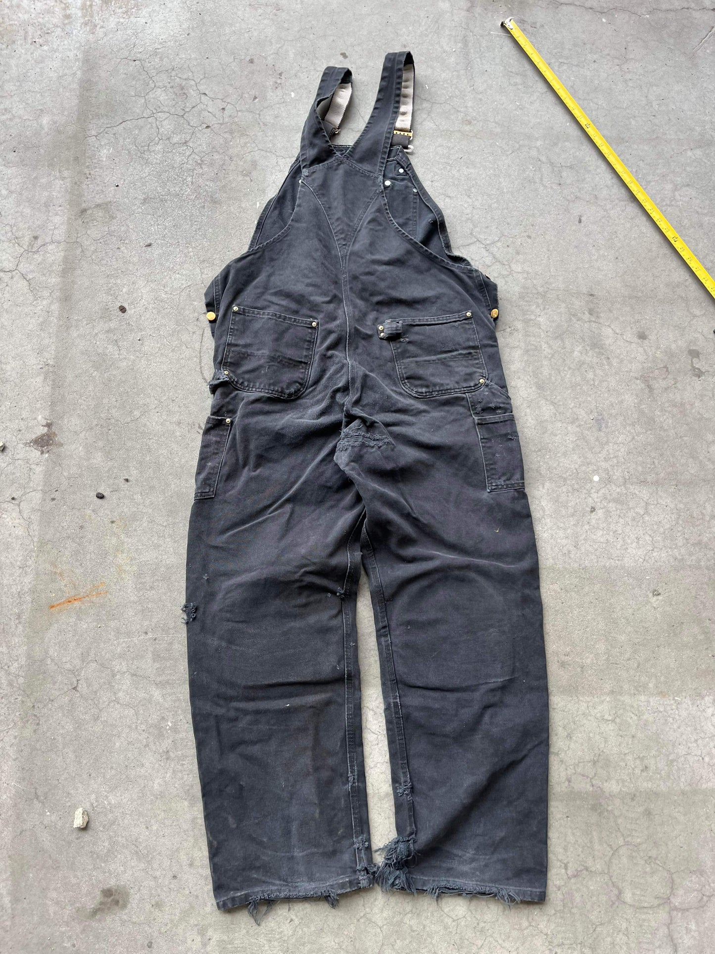 (36”) Distressed Carhartt Carpenter Overalls