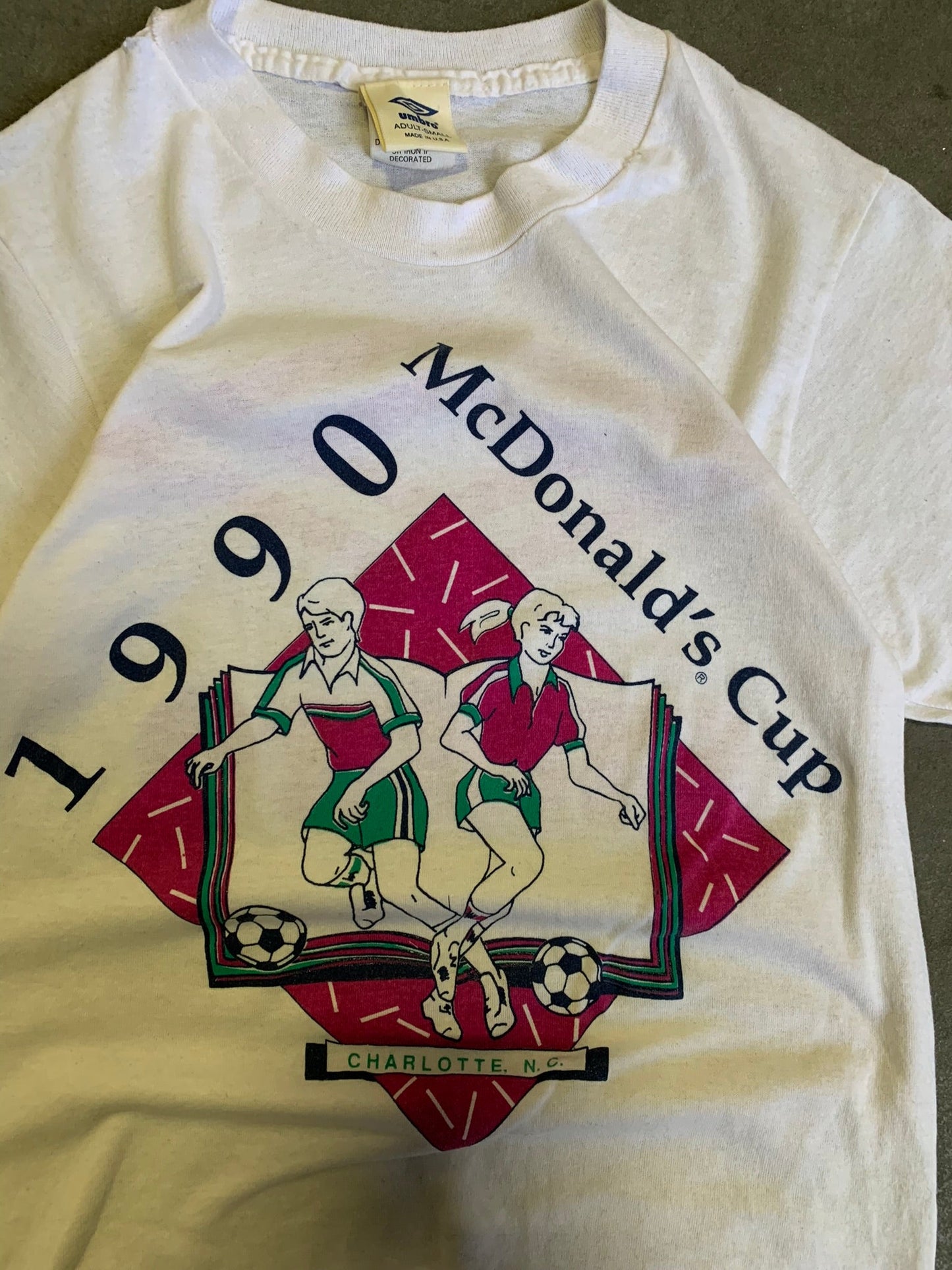 (XXS) 1990 Umbro McDonalds Cup Baby Tee