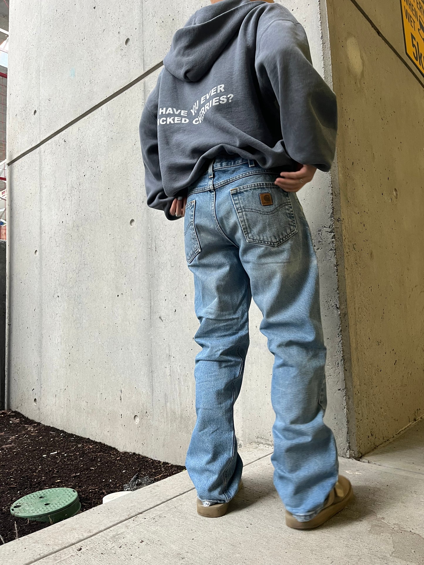 (32”) Sunfaded Carhartt Denim Jeans