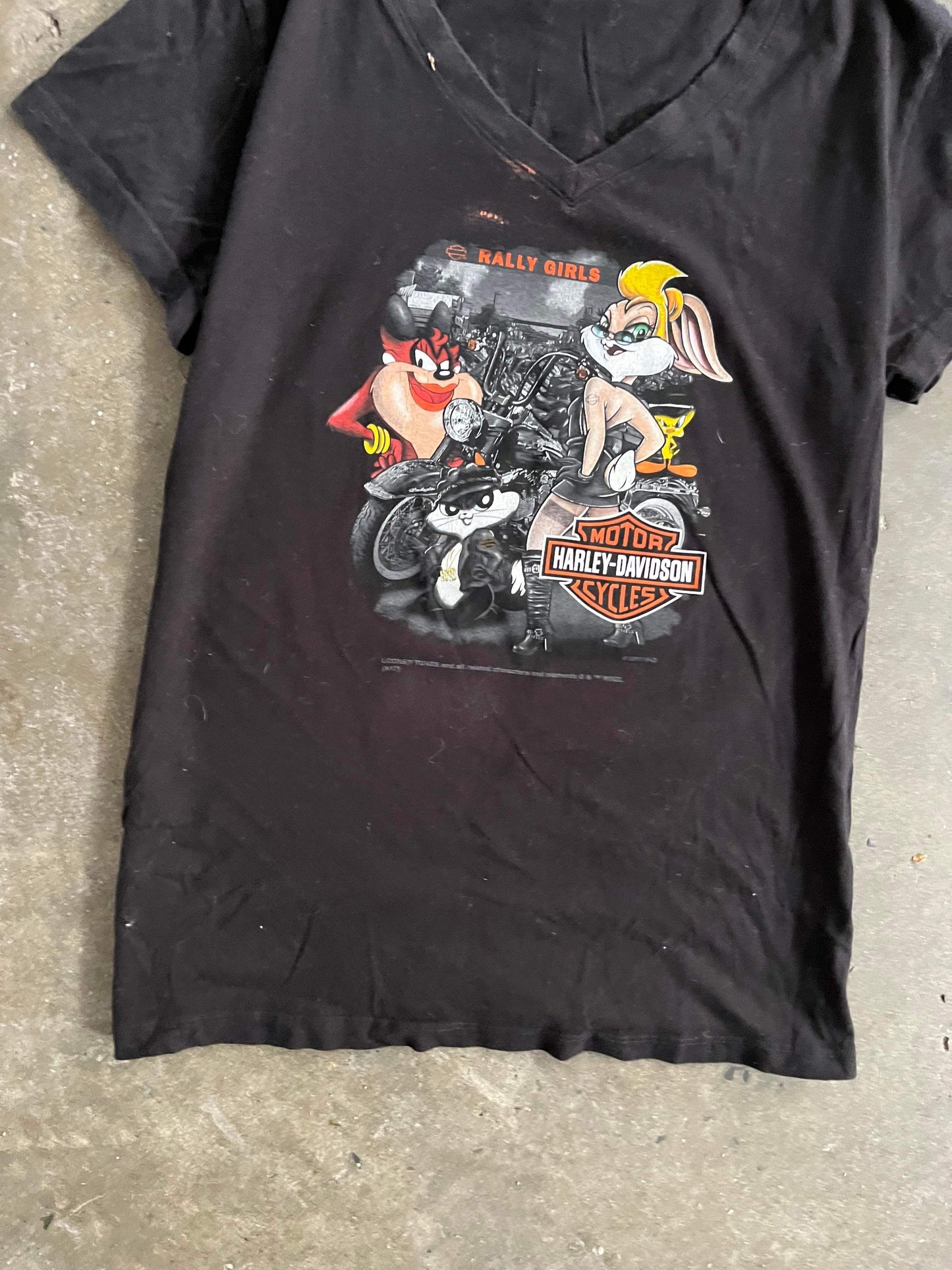 (L) Harley Davidson Looney Tunes Tee