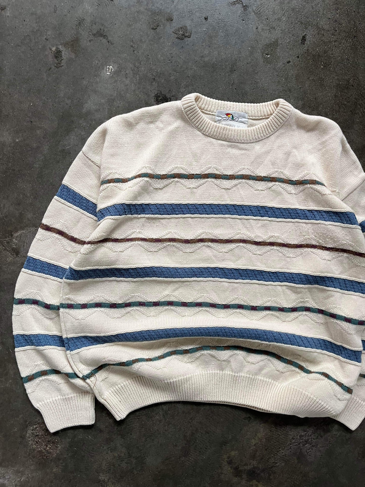 (L) Vintage Texture Knit