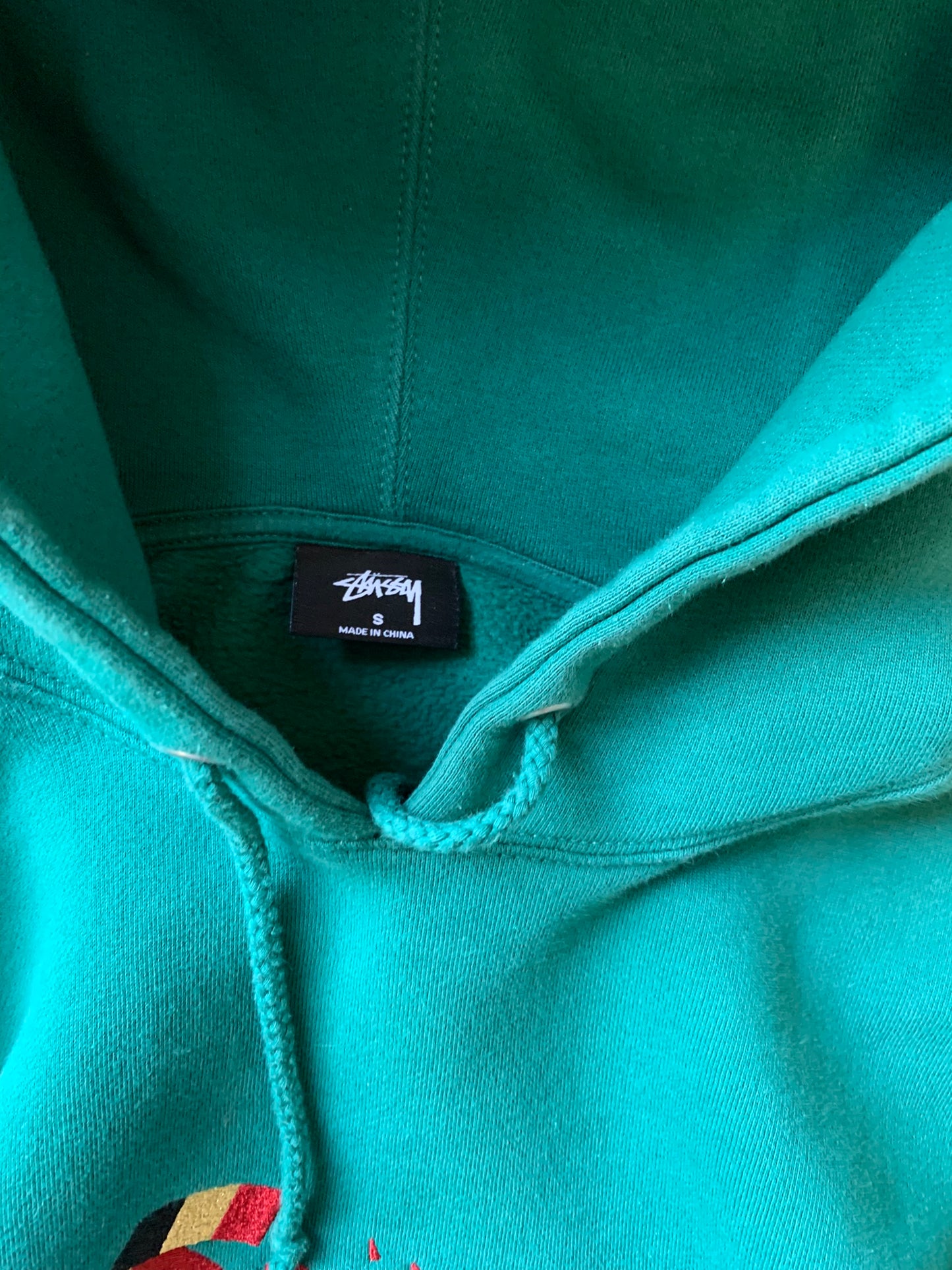 (S) Stussy Star Teal Hoodie