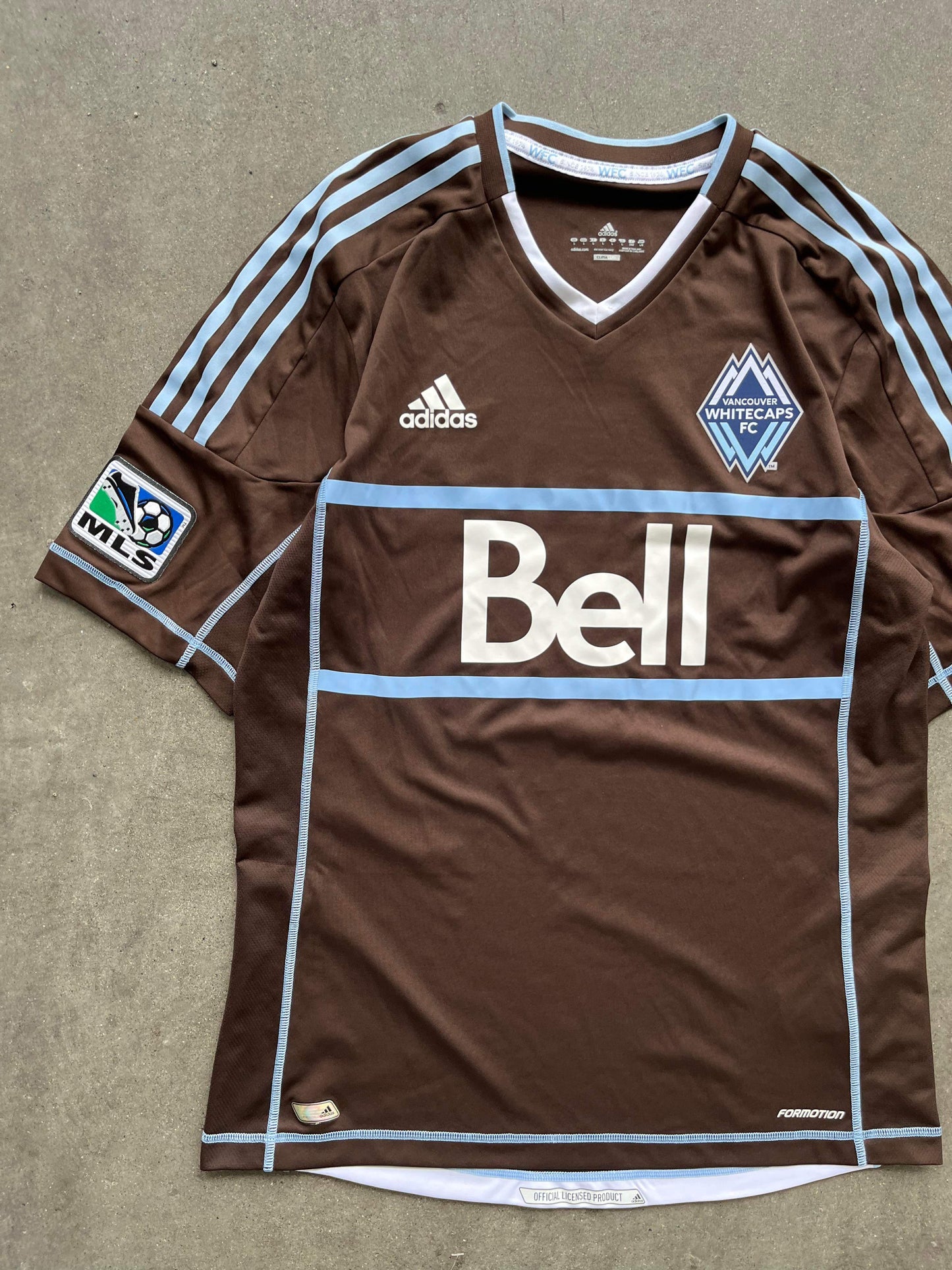 (L) Vancouver Whitecaps MLS Brown Kit