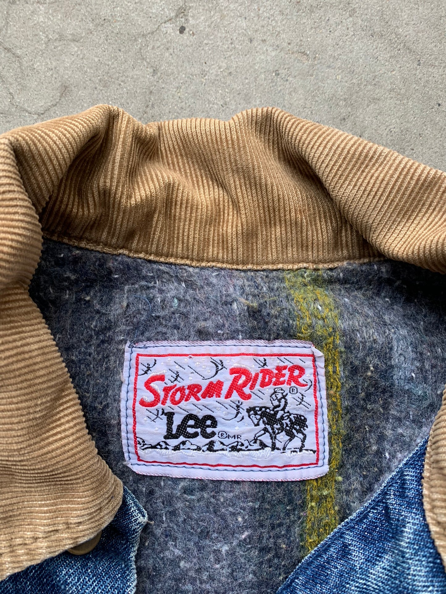 (XS/S) 90’s Lee Stormrider Denim Jkt