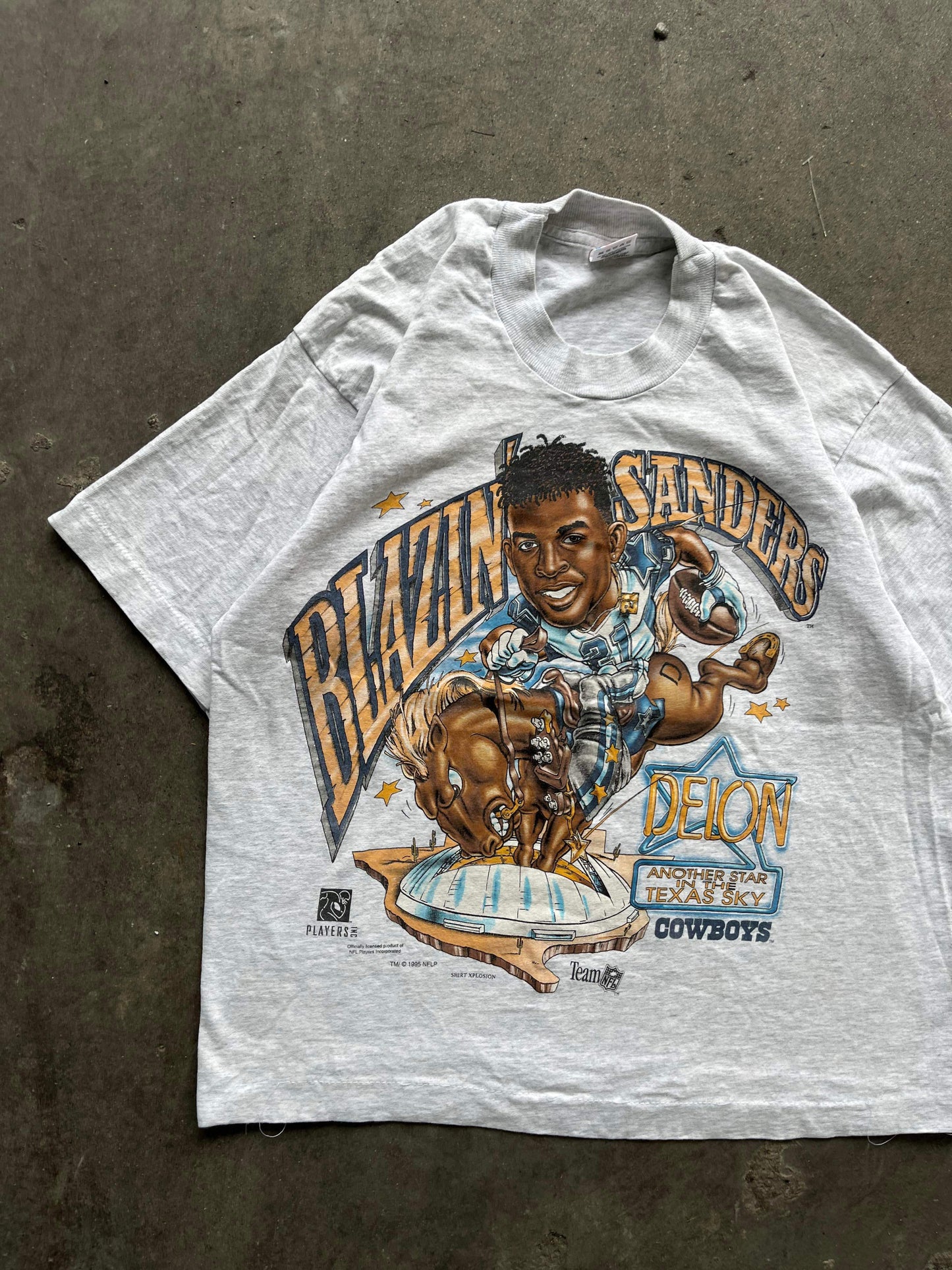 (M) 1995 Deion Sanders Dallas Cowboys Tee