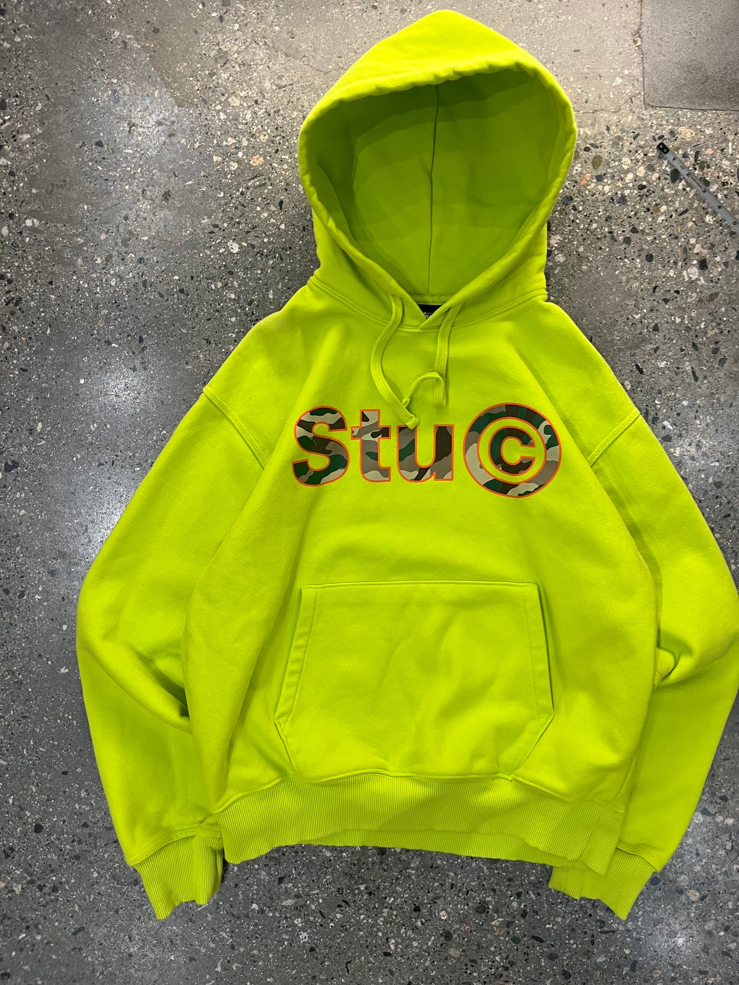 (M) Stussy Stu© Centre Graphic Hoodie