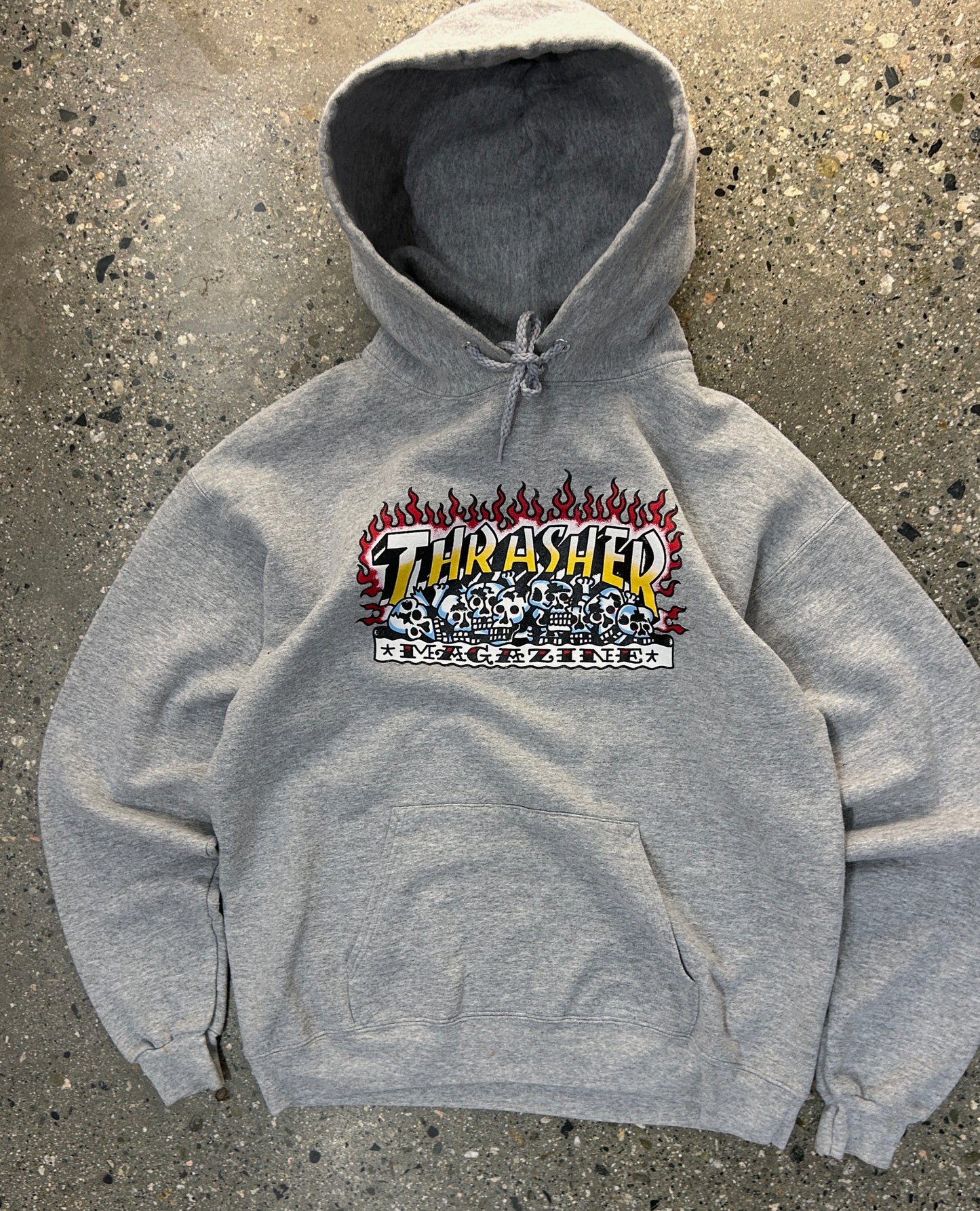 (M) Thrasher Magazine Skull Graphic Logo Hoodie