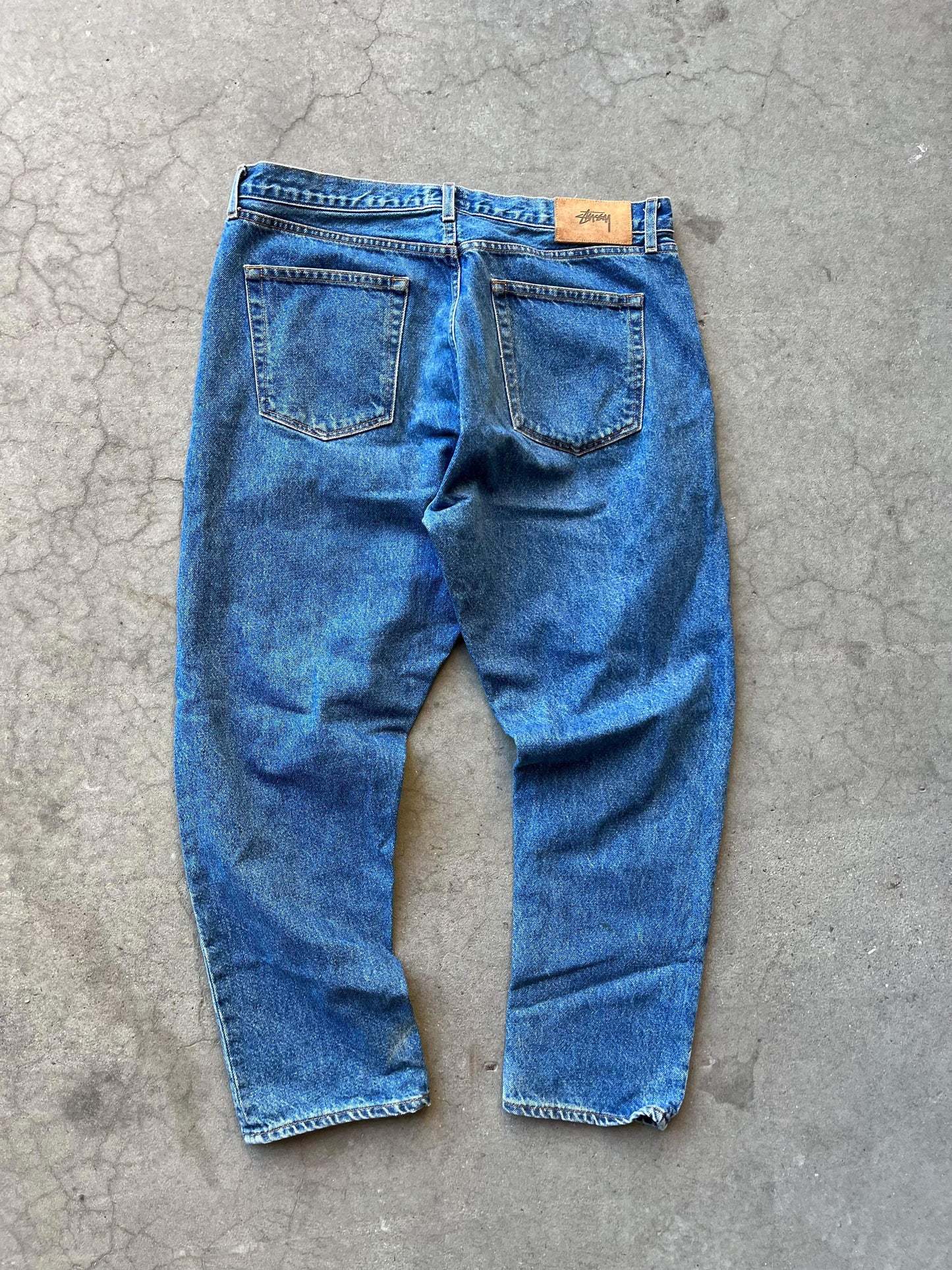 (34”) Stussy Blue Jeans