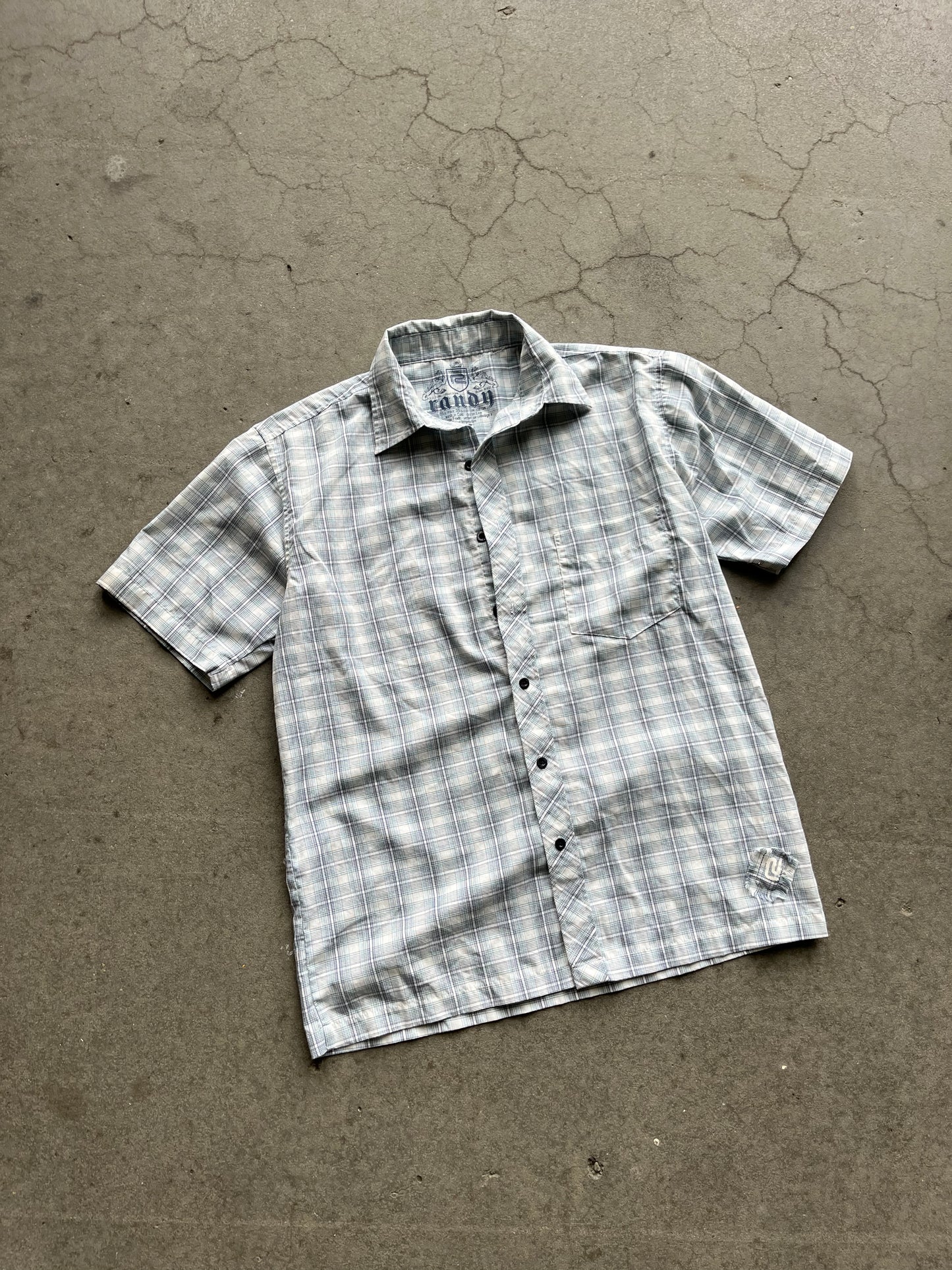 (M) 00s Randy River Shortsleeve button up