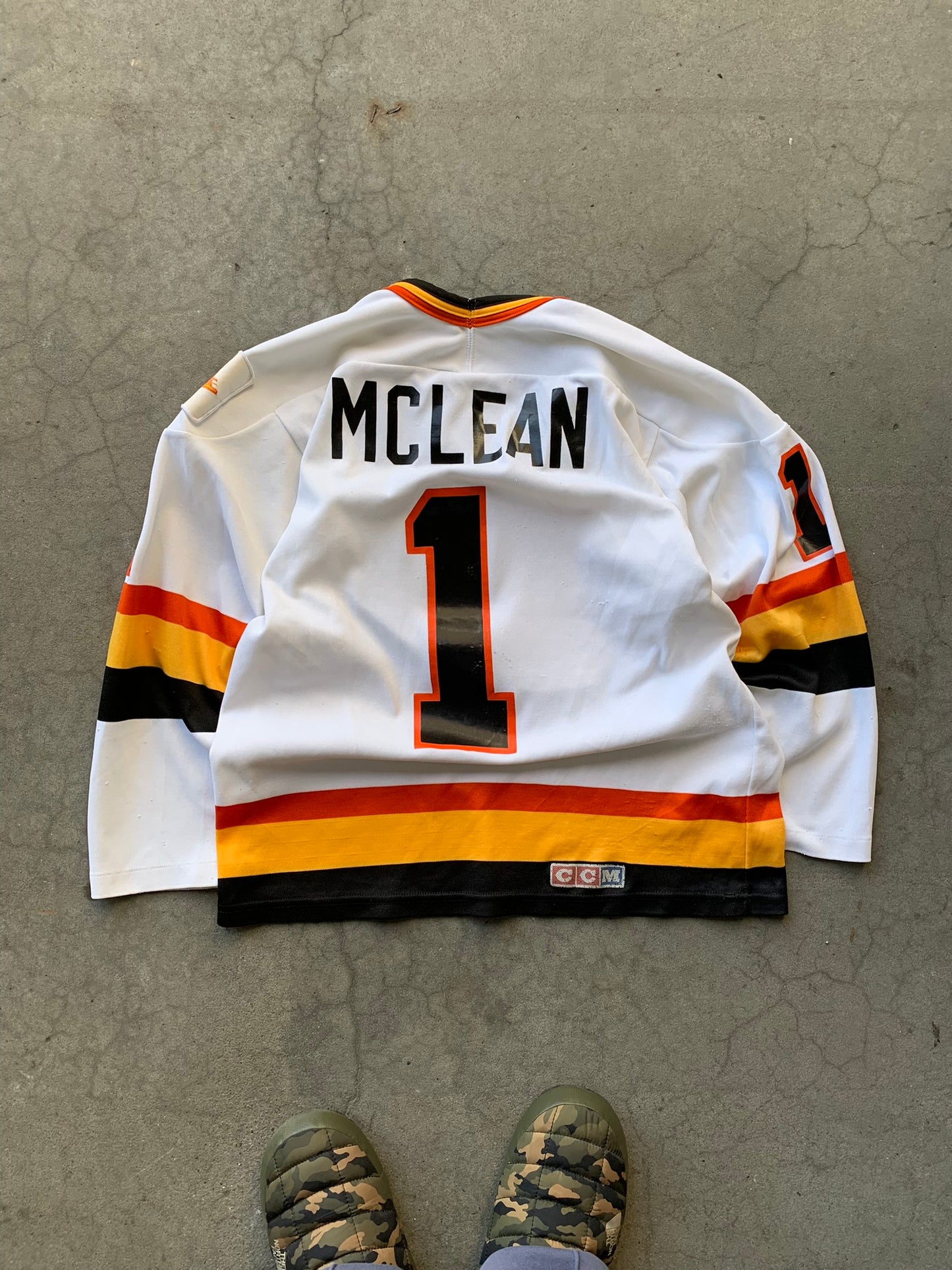 (S) 1990 Vancouver Canucks Jersey