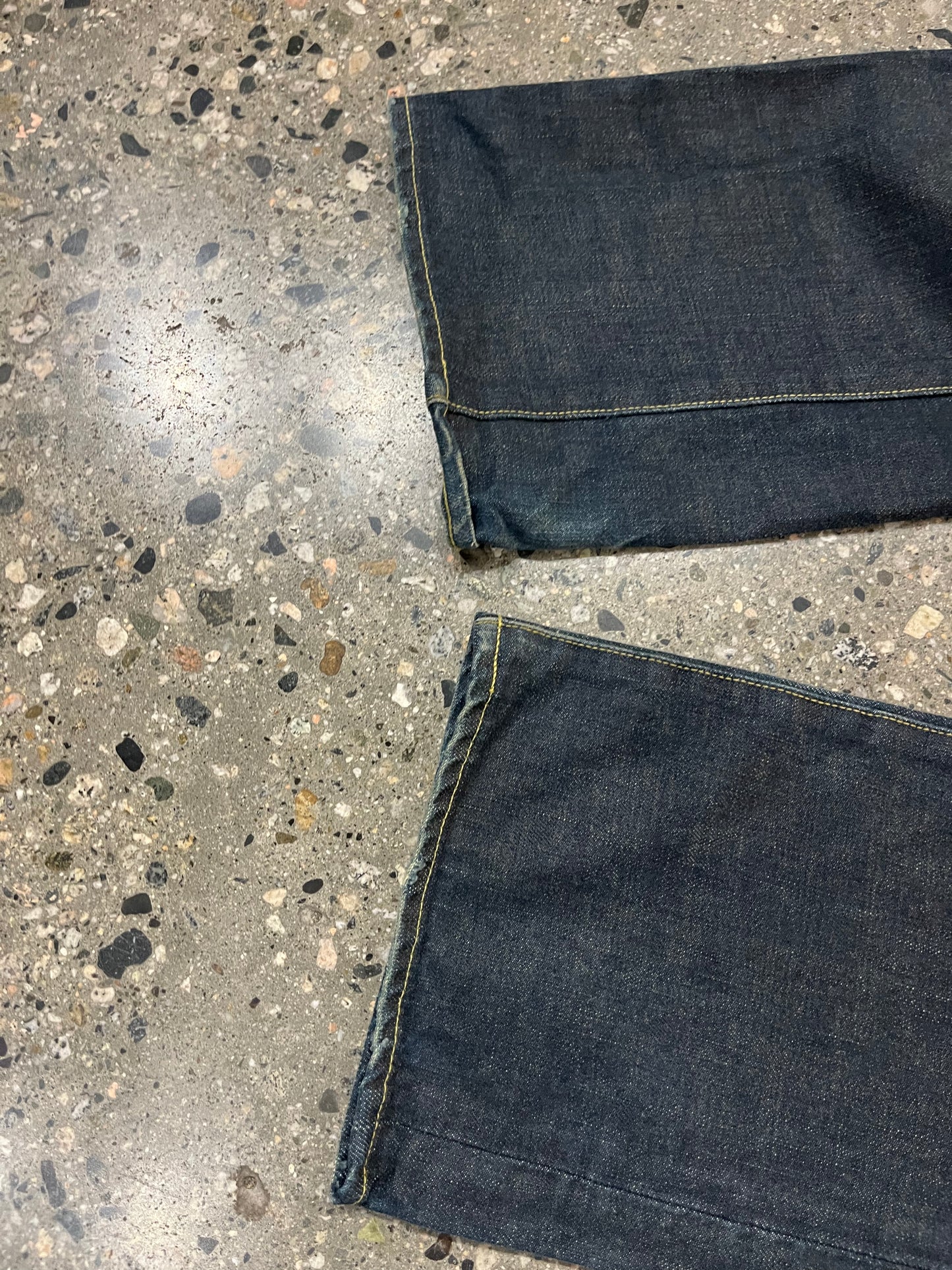 (34) Konzo Japanese Denim Straight Wash Jeans