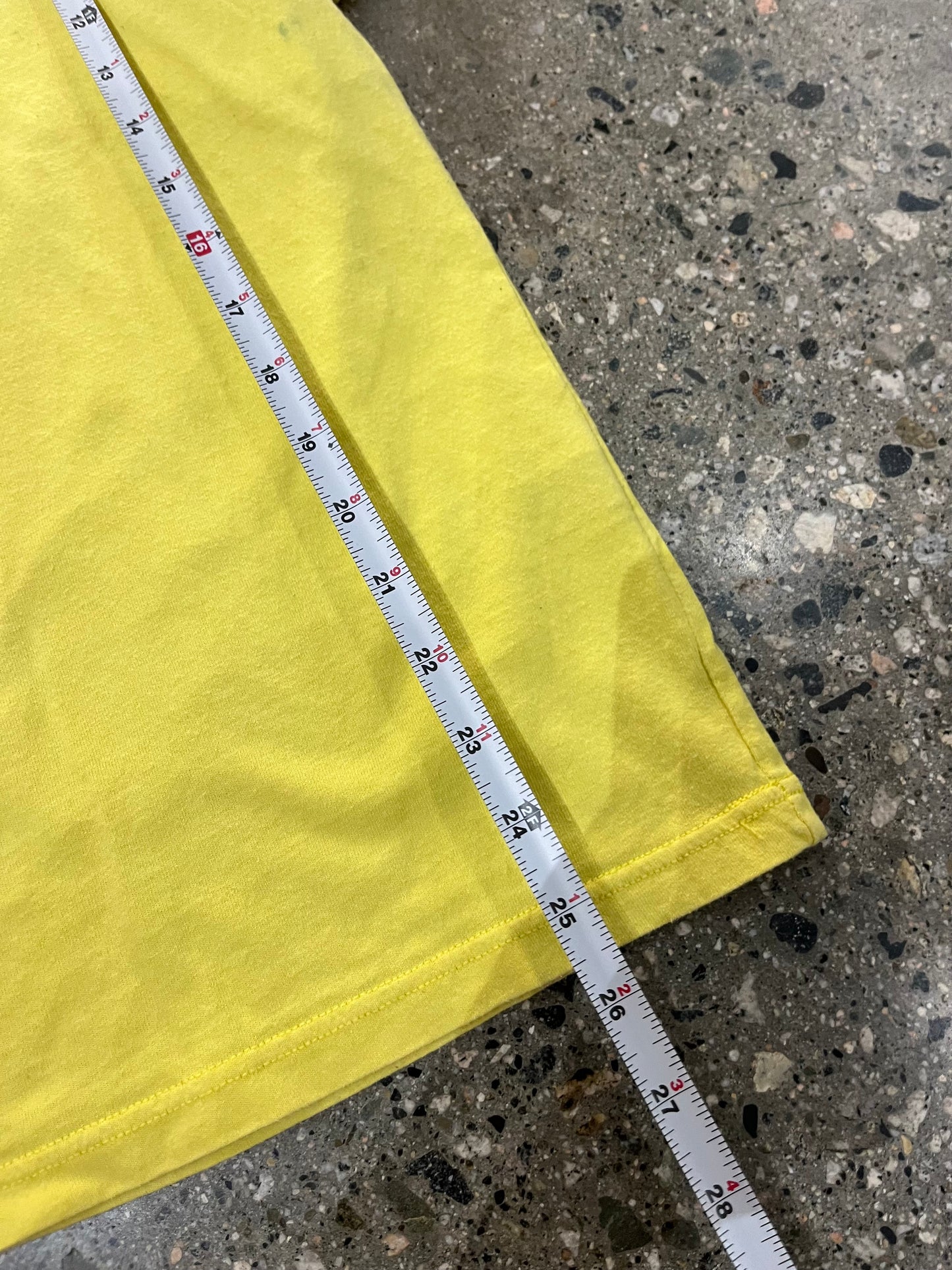 (M) Stussy Double S Yellow Tee